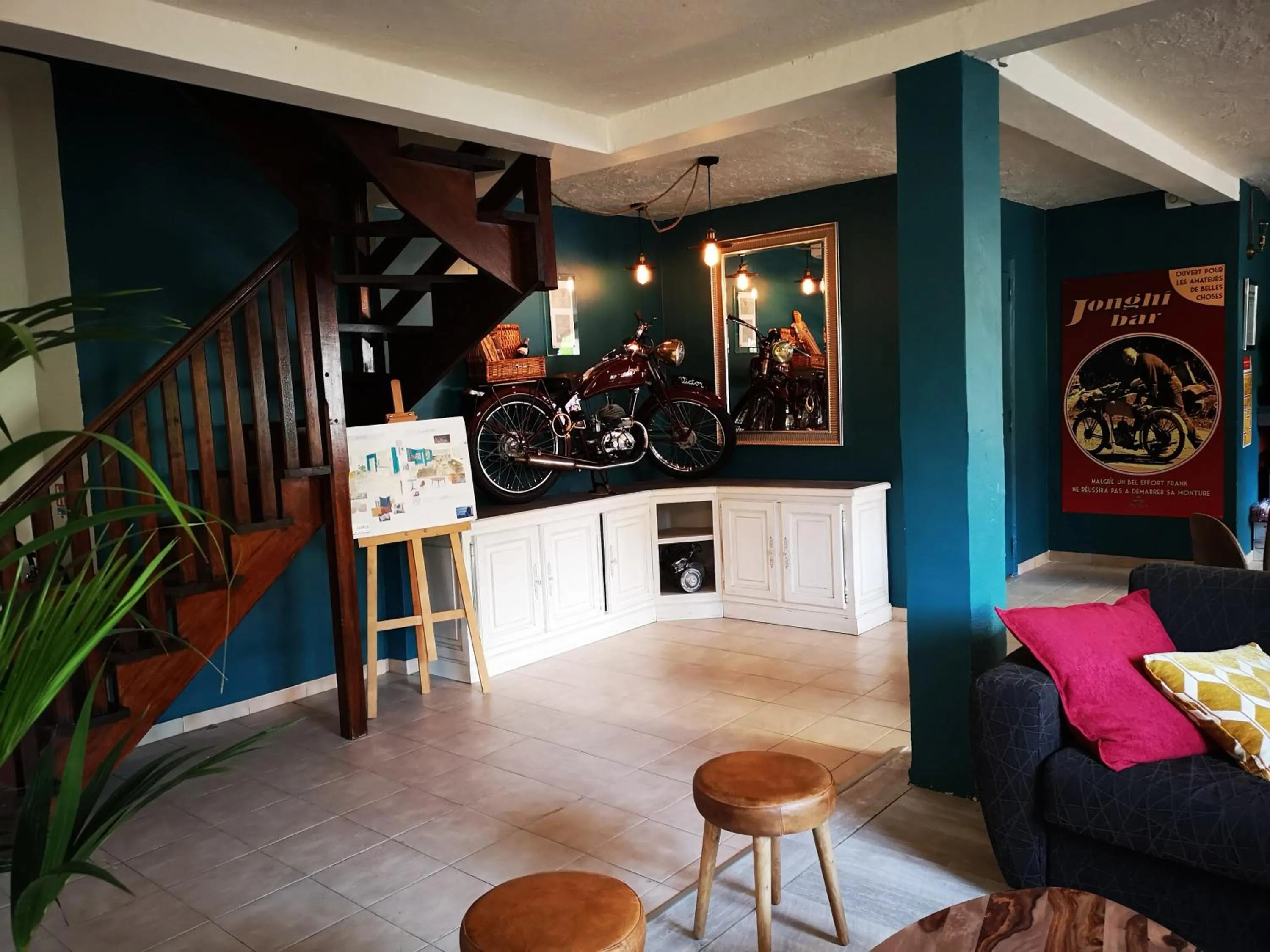 Lobby or reception in Les Pins Blancs en Provence