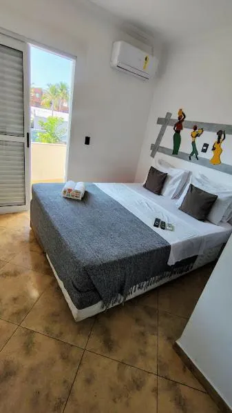 Bedroom, Bed in Hotel Pousada Iracemar - Piscina Aquecida