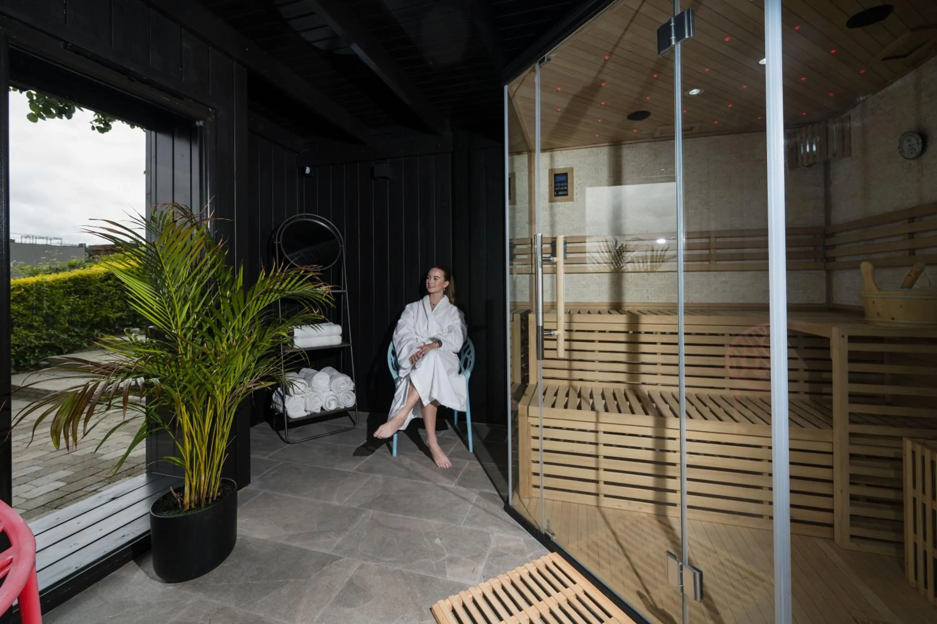 Sauna in Gabriel House Guesthouse