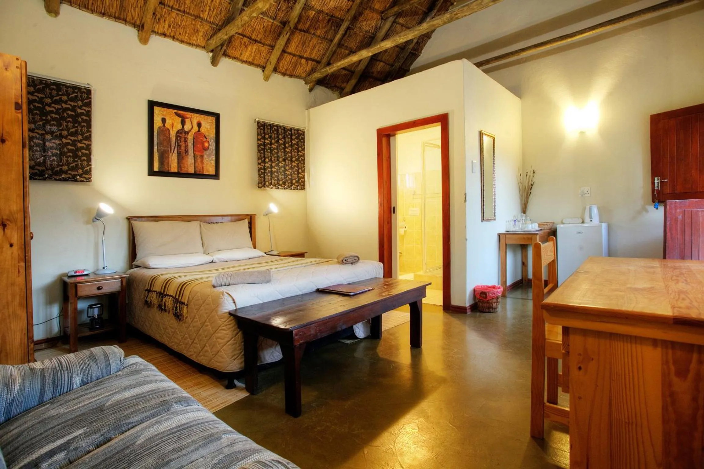 Bed in Rosedale Organic Farm Bed & Breakfast