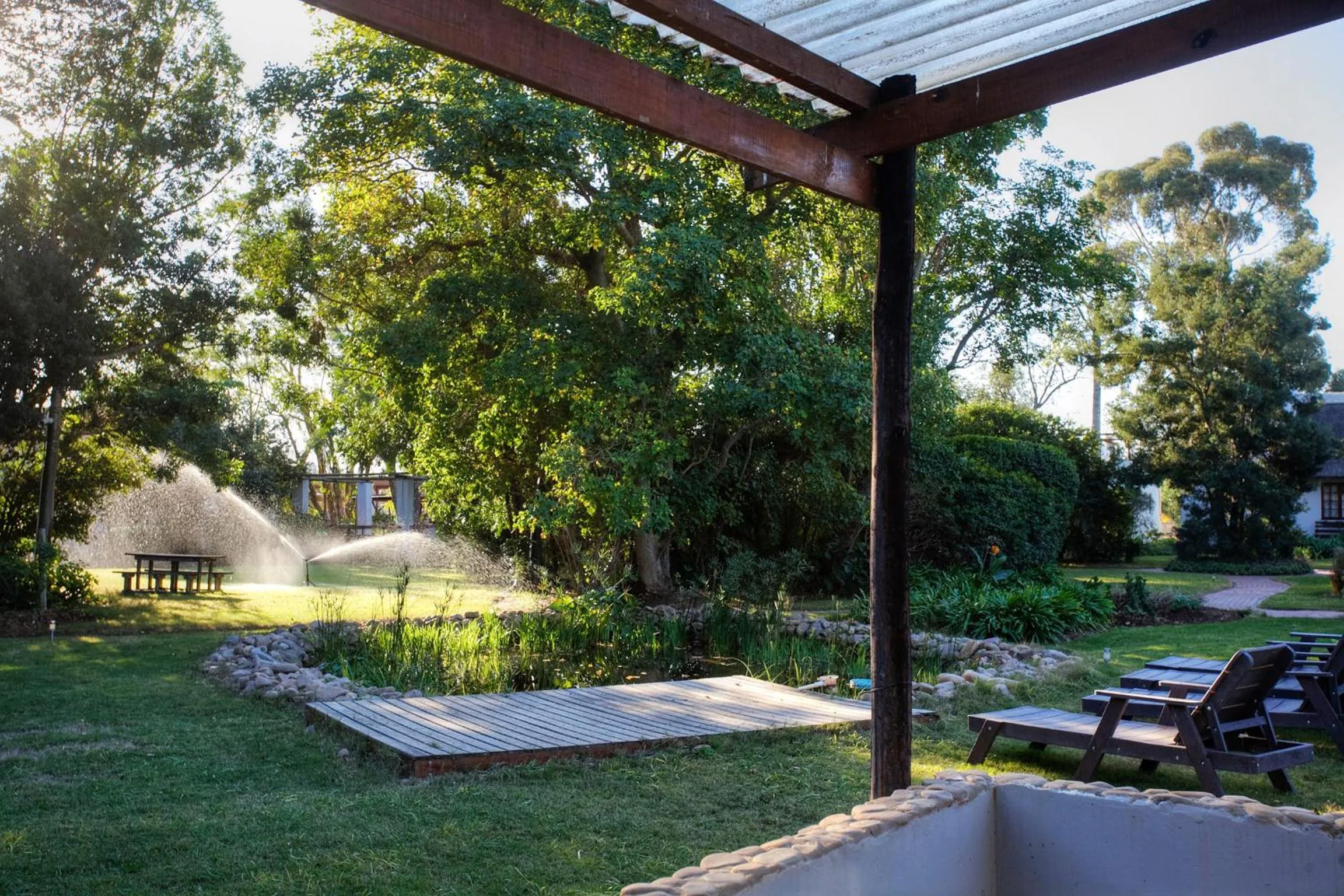 Patio in Rosedale Organic Farm Bed & Breakfast