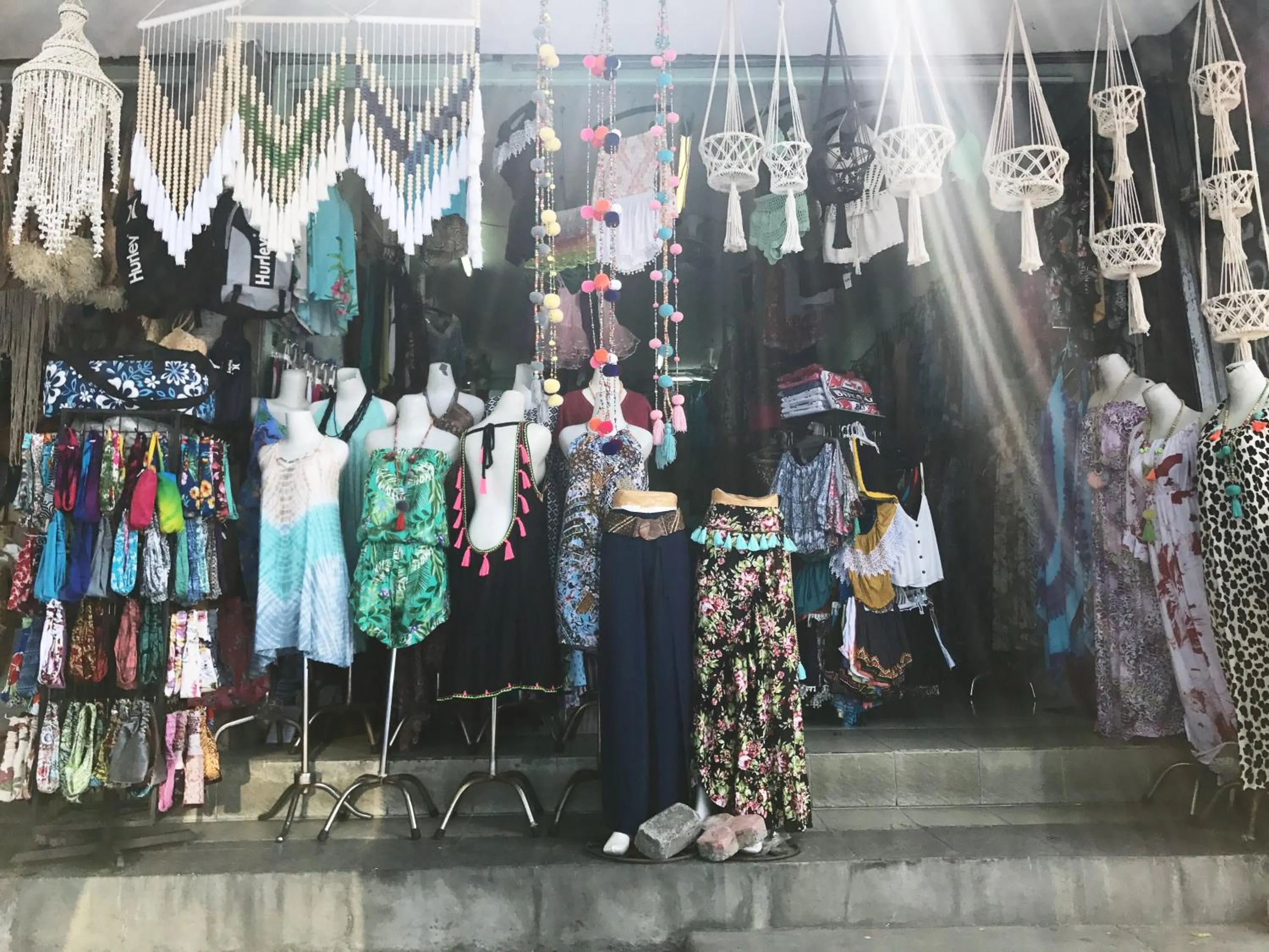 Shopping Area in Lloyd's Inn Bali