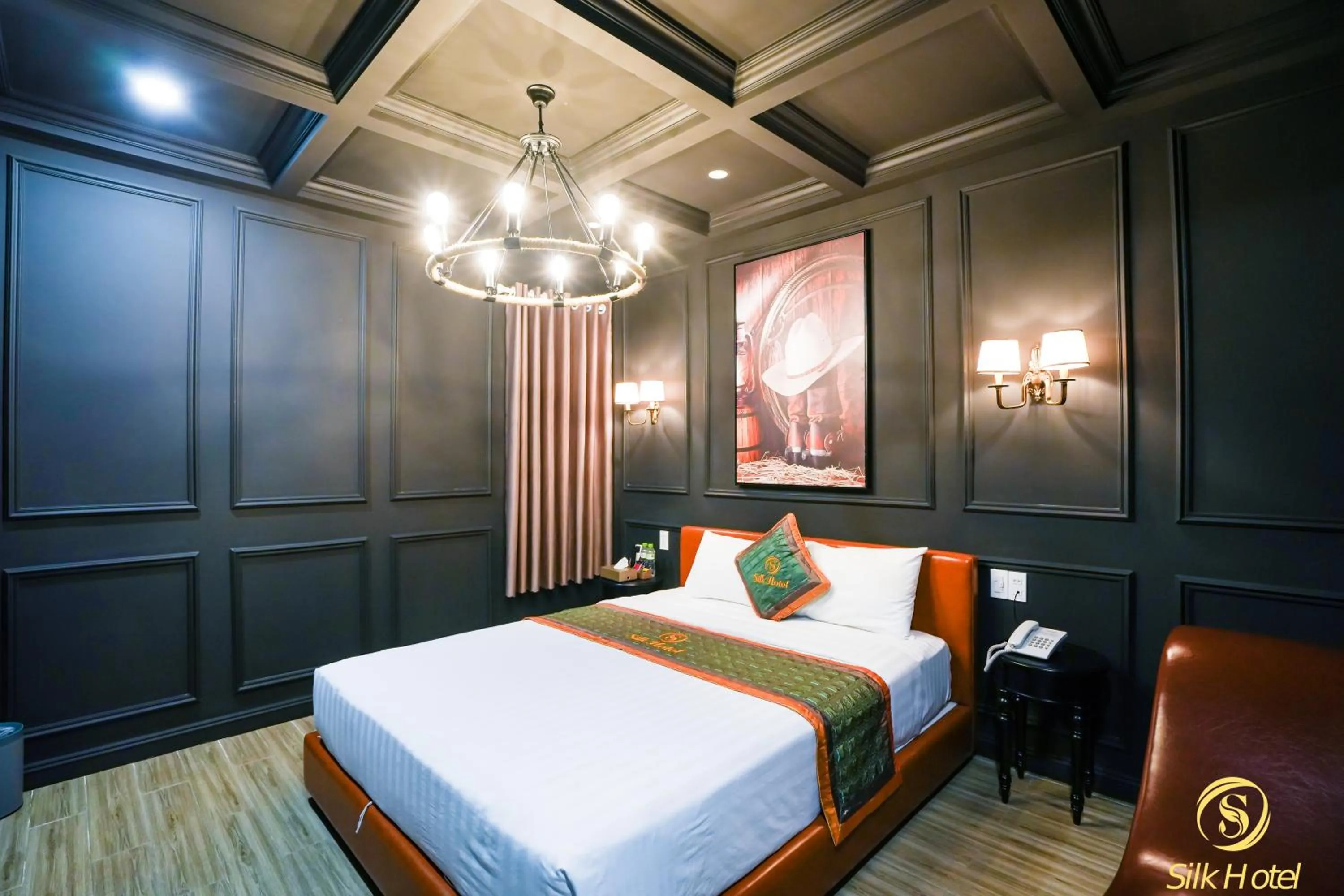 Bed in Silk Hotel near Tan Son Nhat Airport