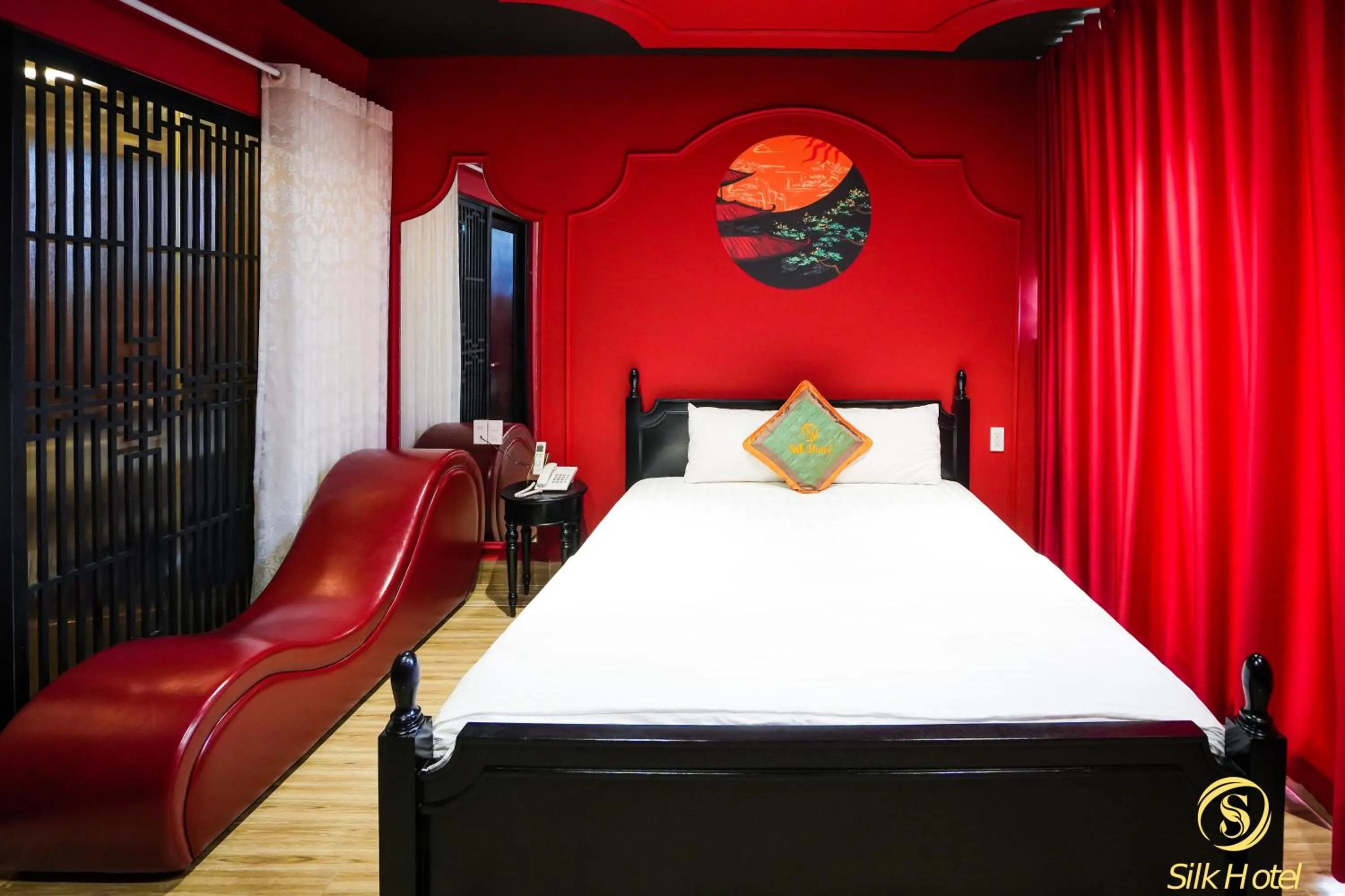 Bed in Silk Hotel near Tan Son Nhat Airport