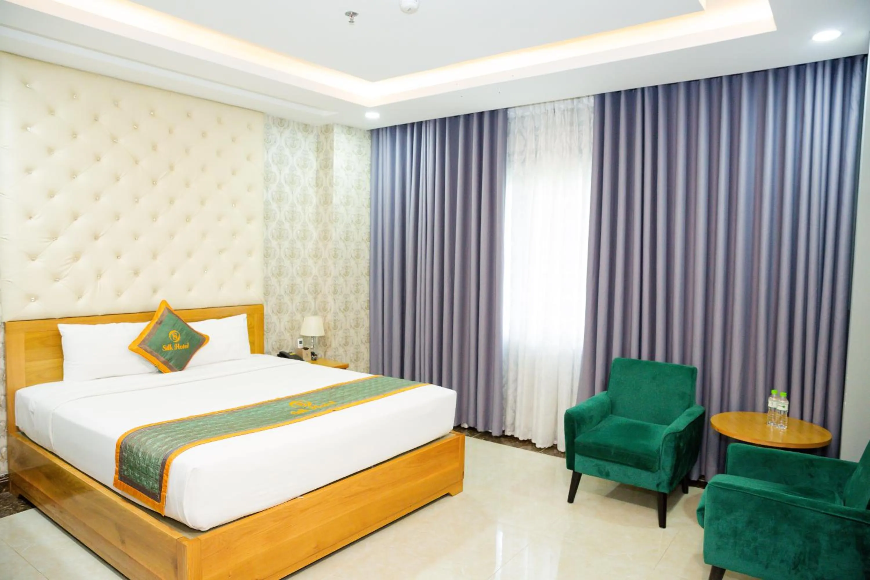 Bed in Silk Hotel near Tan Son Nhat Airport
