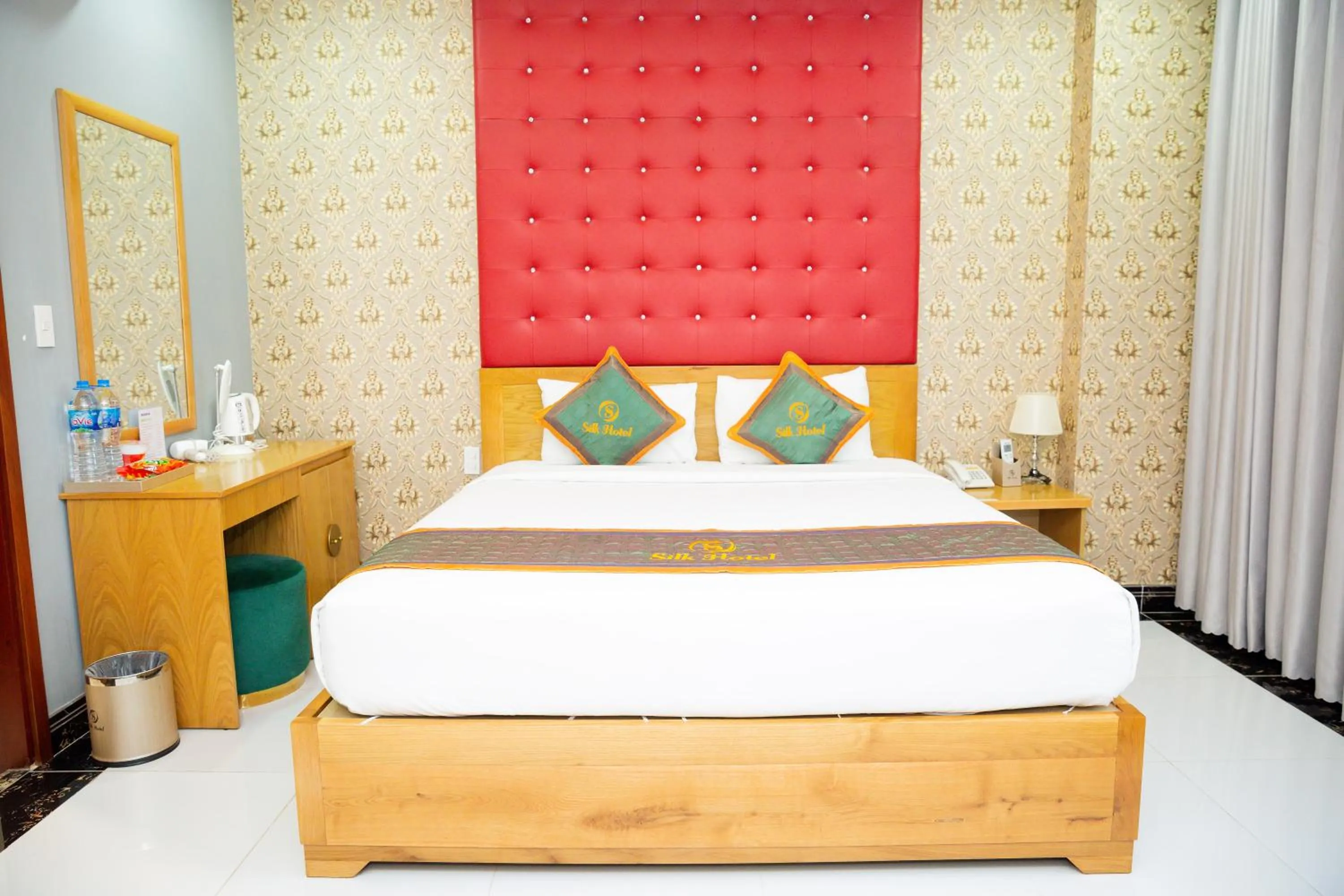 Bed in Silk Hotel near Tan Son Nhat Airport