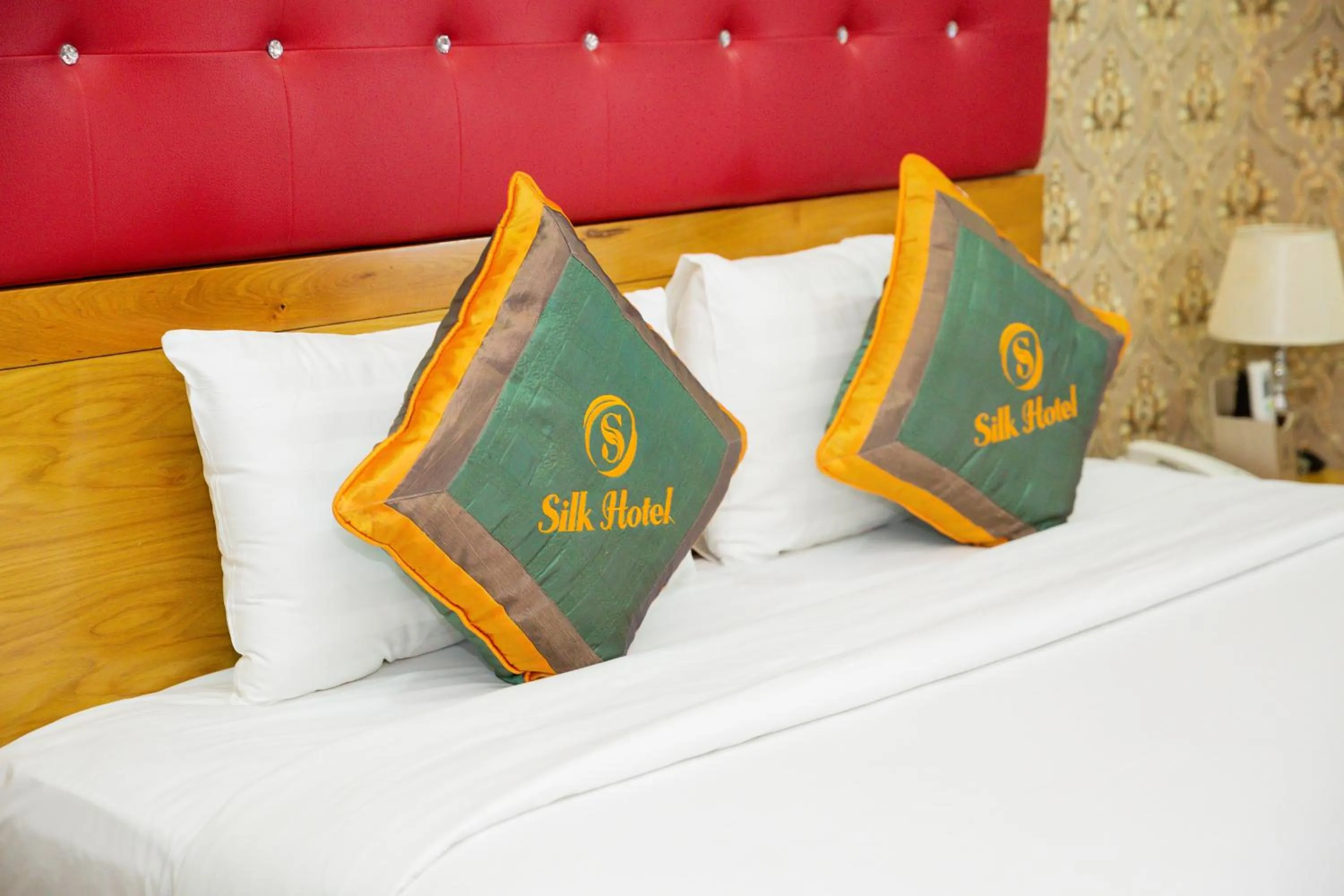 Bed in Silk Hotel near Tan Son Nhat Airport