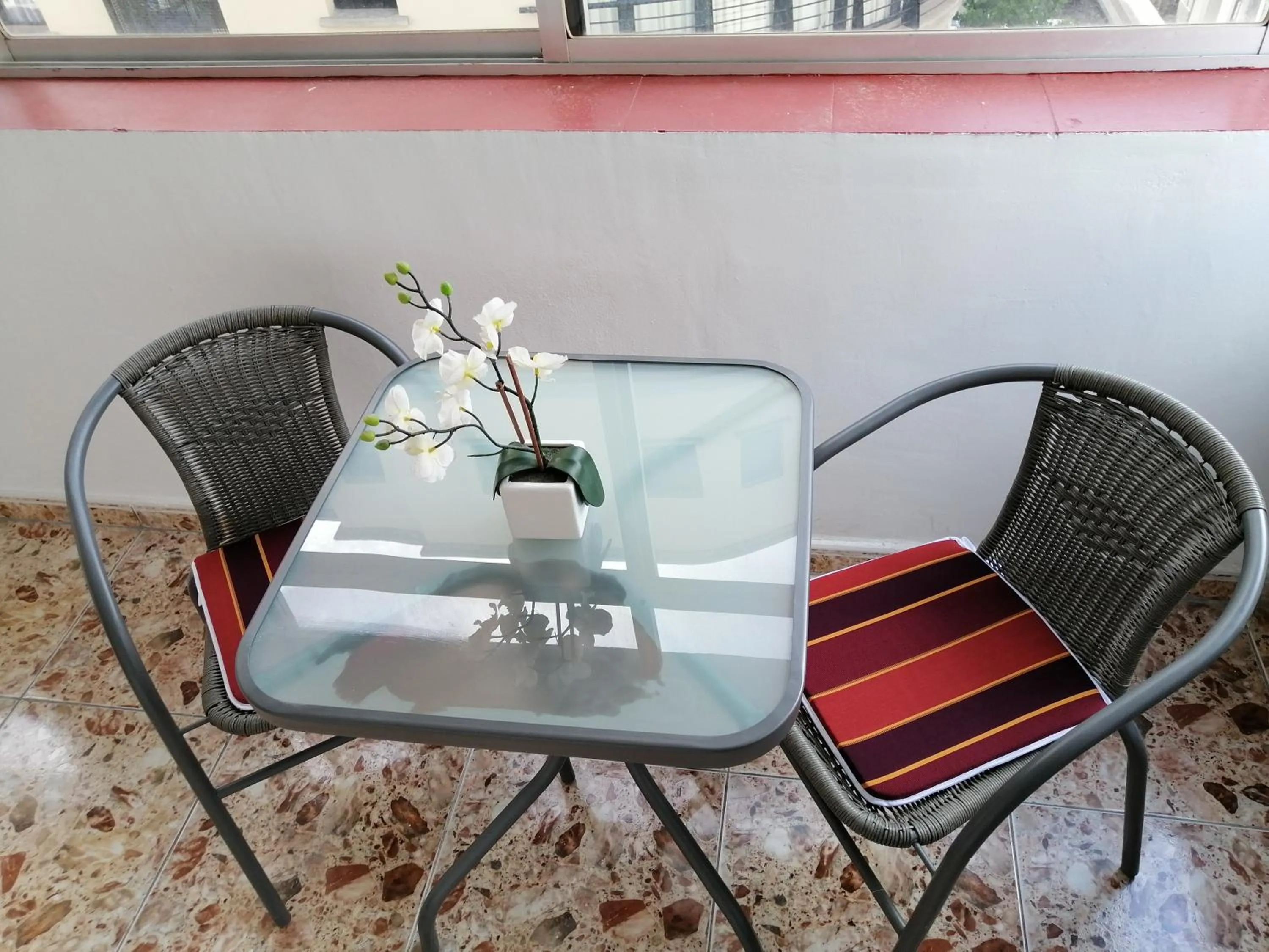 Balcony/Terrace in Alcaravaneras Hostel