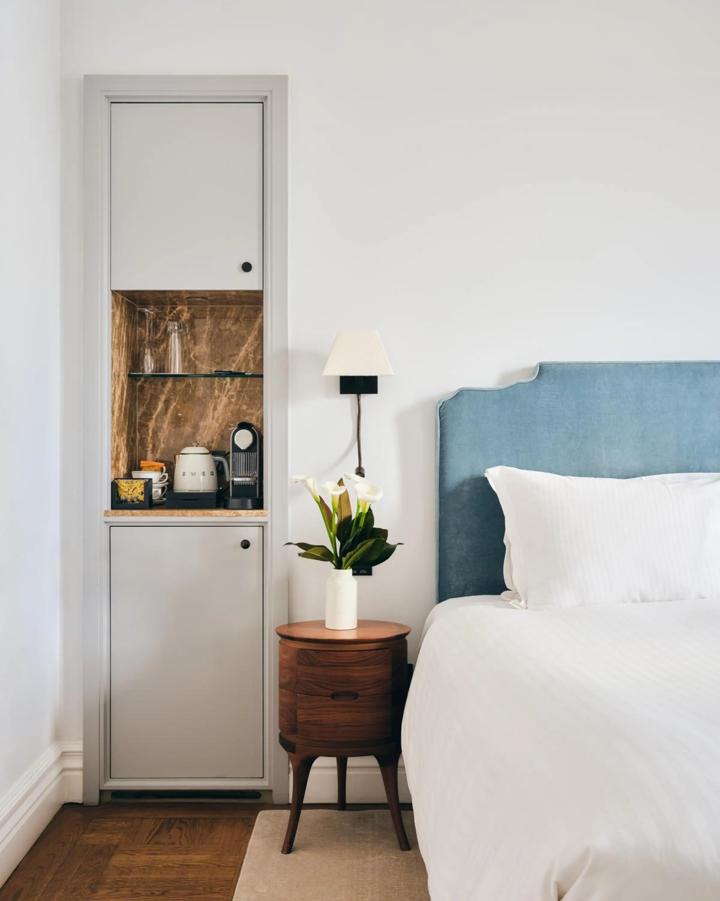 Decorative detail, Bed in The Adria