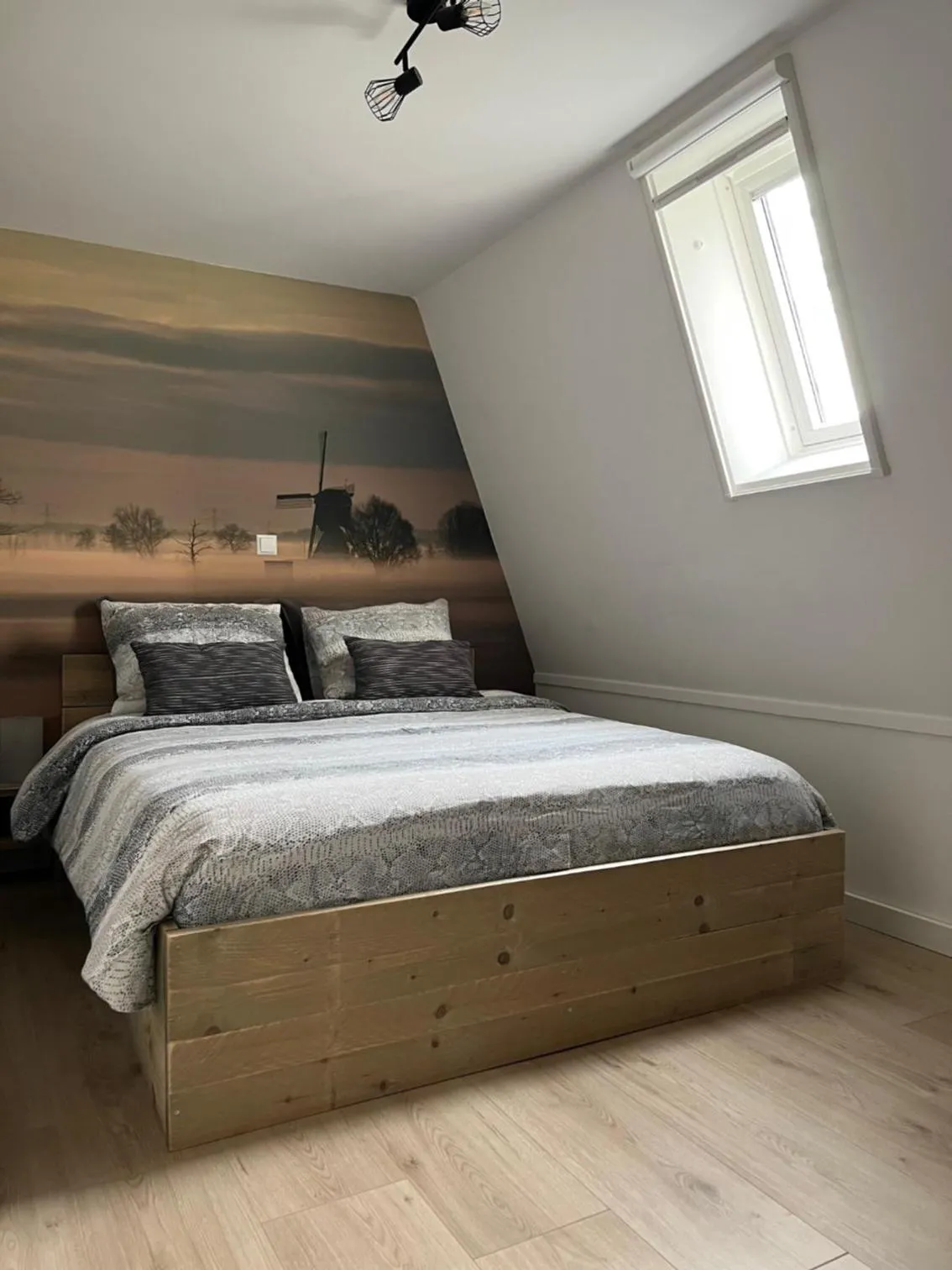 Bedroom, Bed in Gastenverblijf Rodenburg