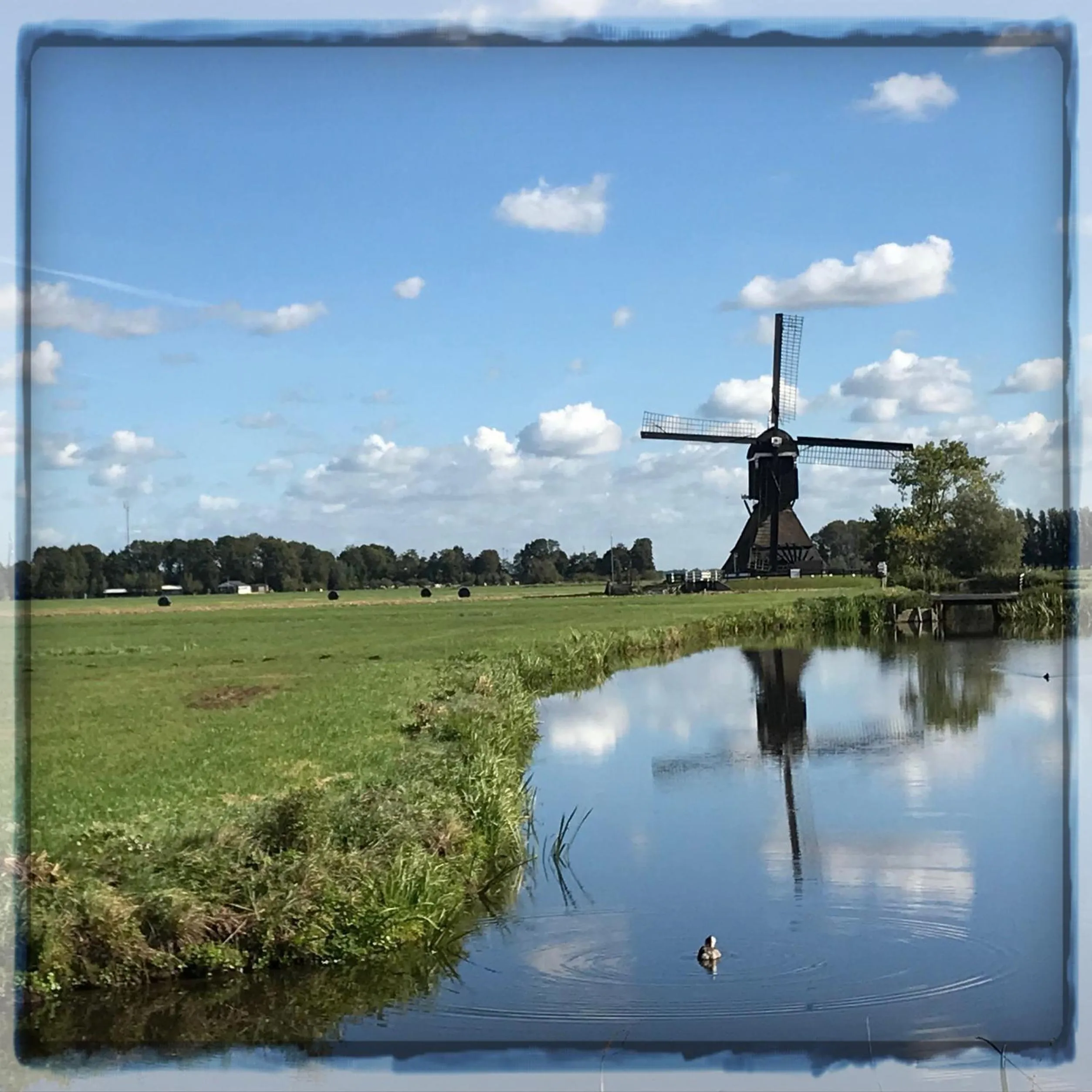 Natural landscape in Gastenverblijf Rodenburg