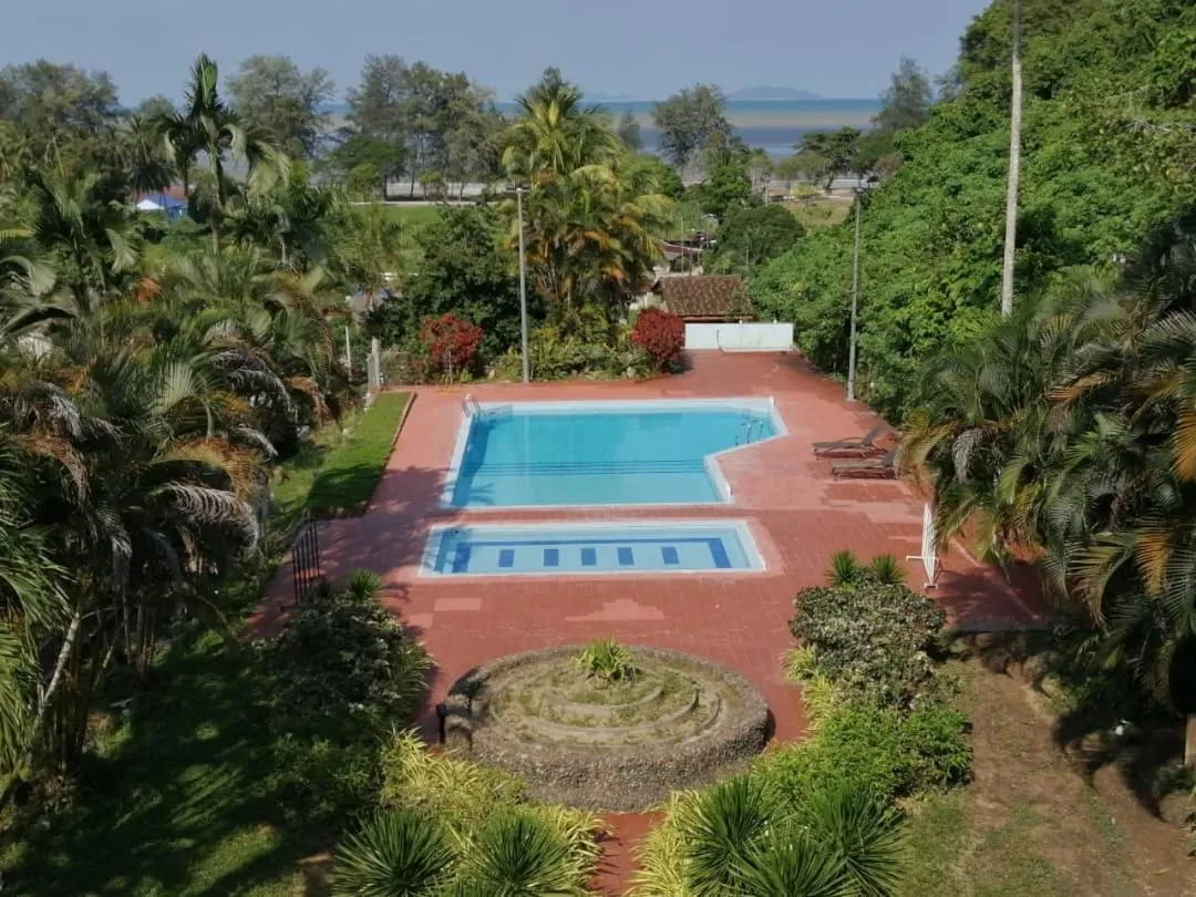 Pool view in Mersing Merlin Inn