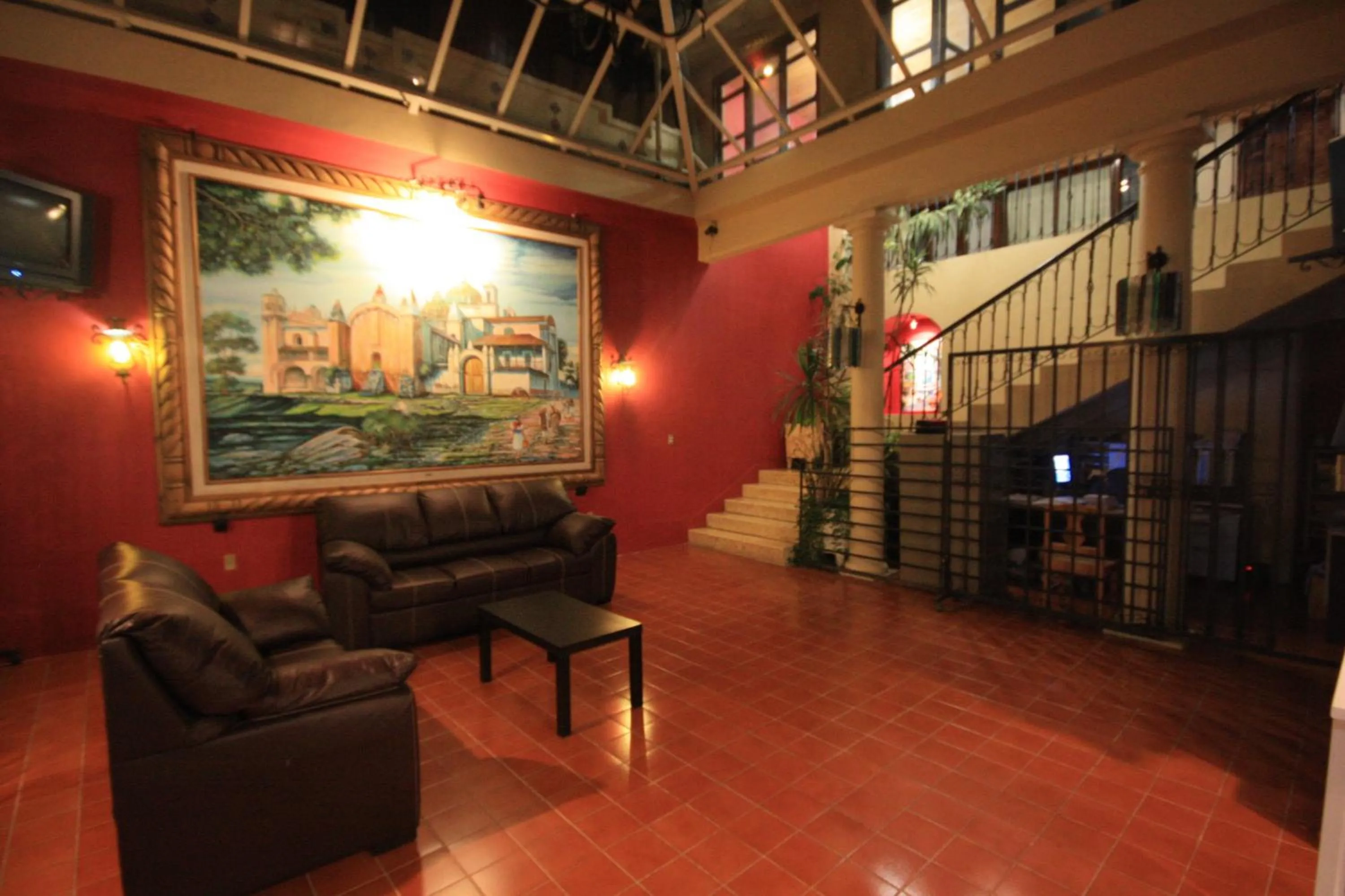 Seating area in Casa Madero