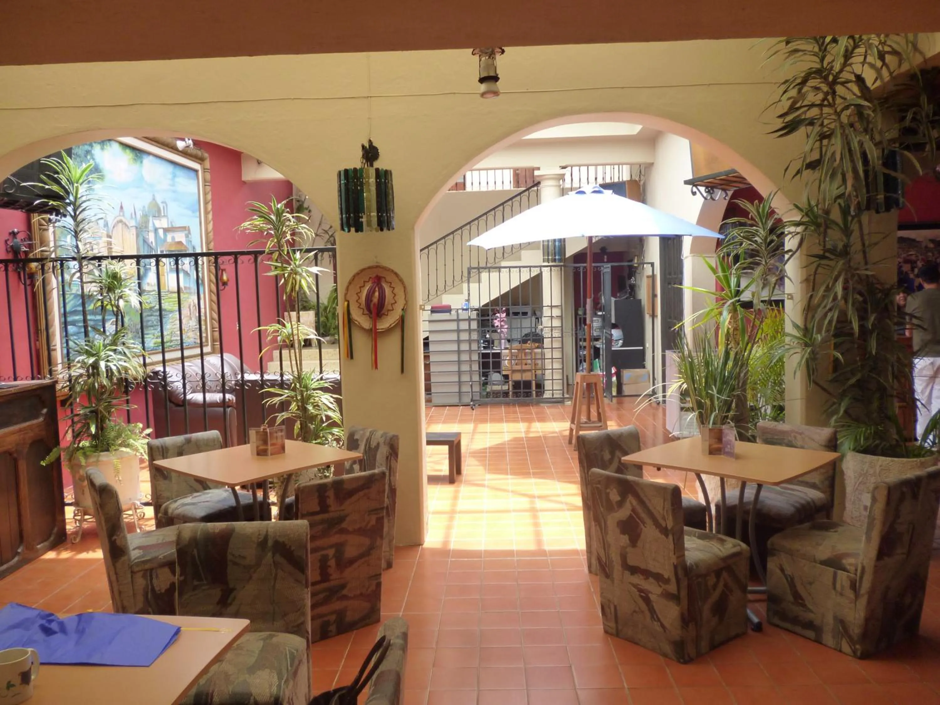 Seating area in Casa Madero