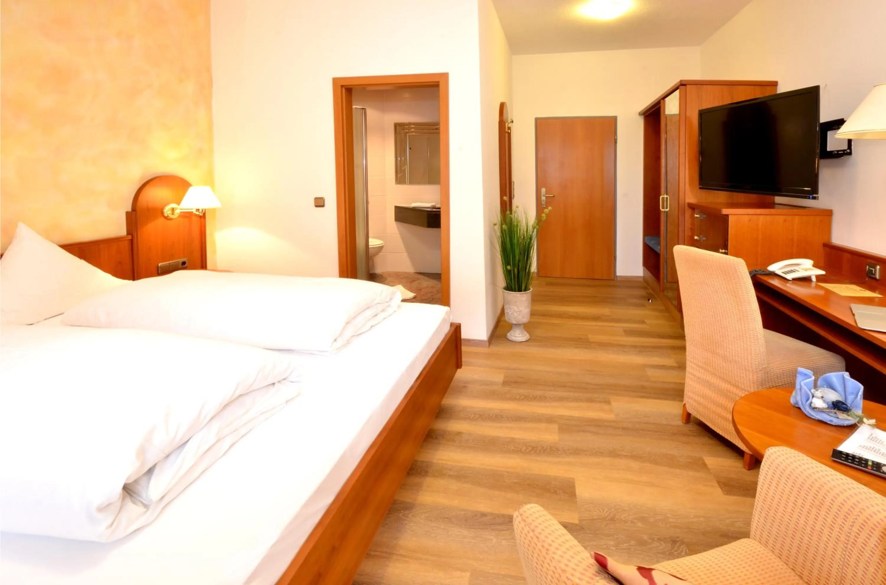 Bed in Landgasthof Scheubel