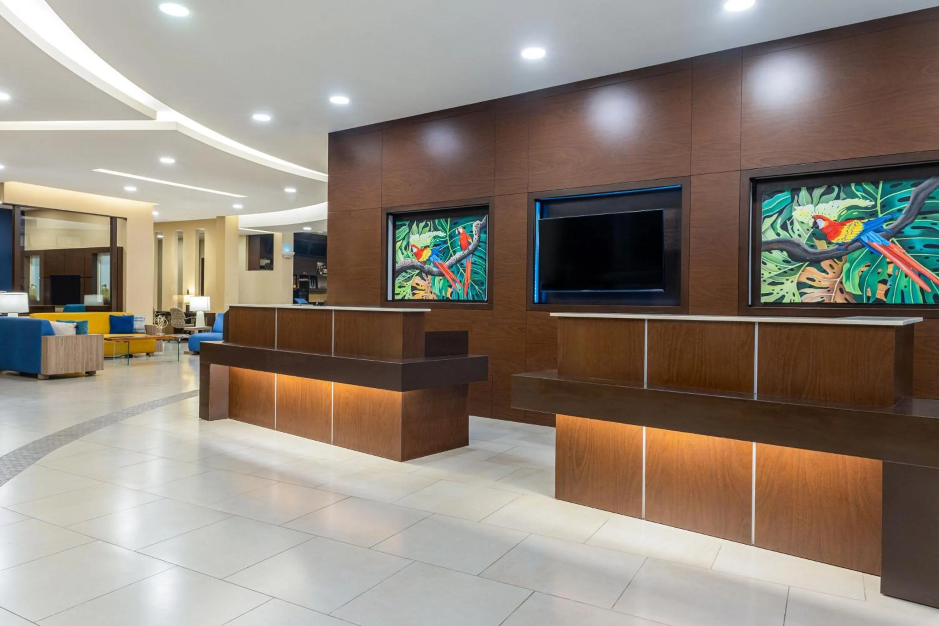 Lobby or reception in Courtyard by Marriott San Jose Airport Alajuela