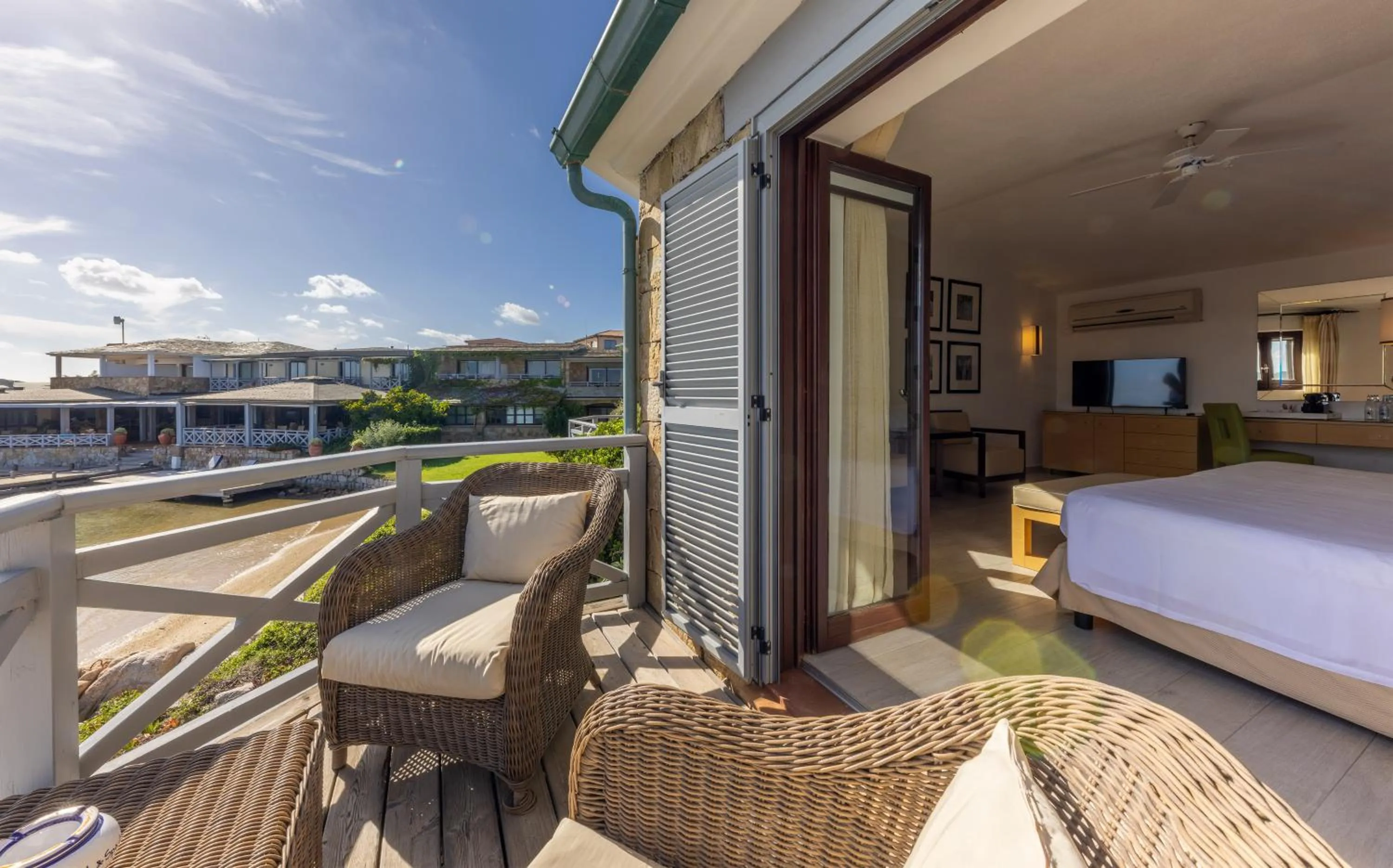 Balcony/Terrace in Hotel & SPA des Pecheurs