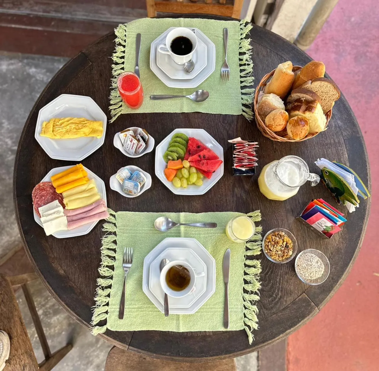 Breakfast in Pousada Casa das Rosas