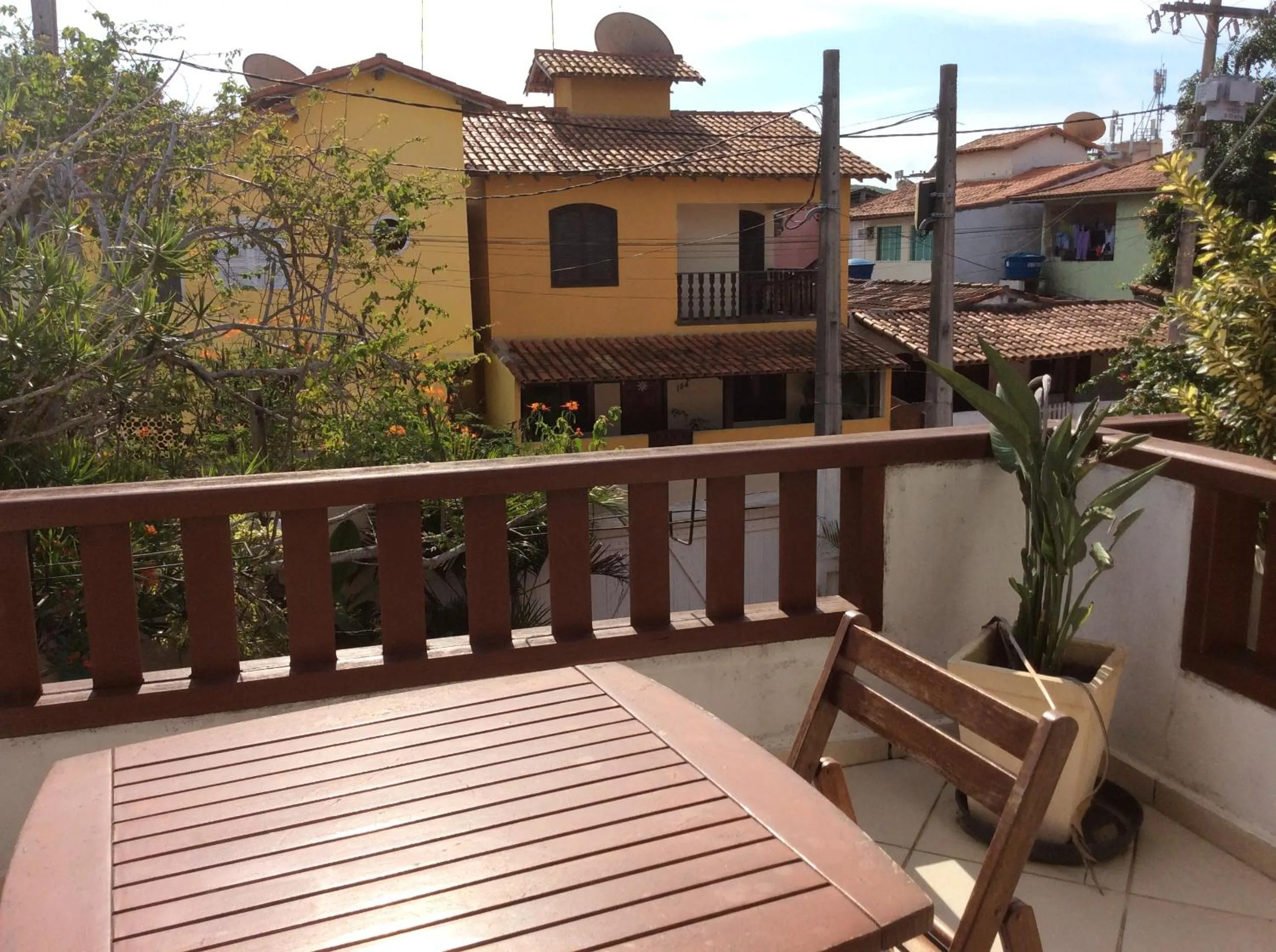 Balcony/Terrace in Pousada Casa das Rosas