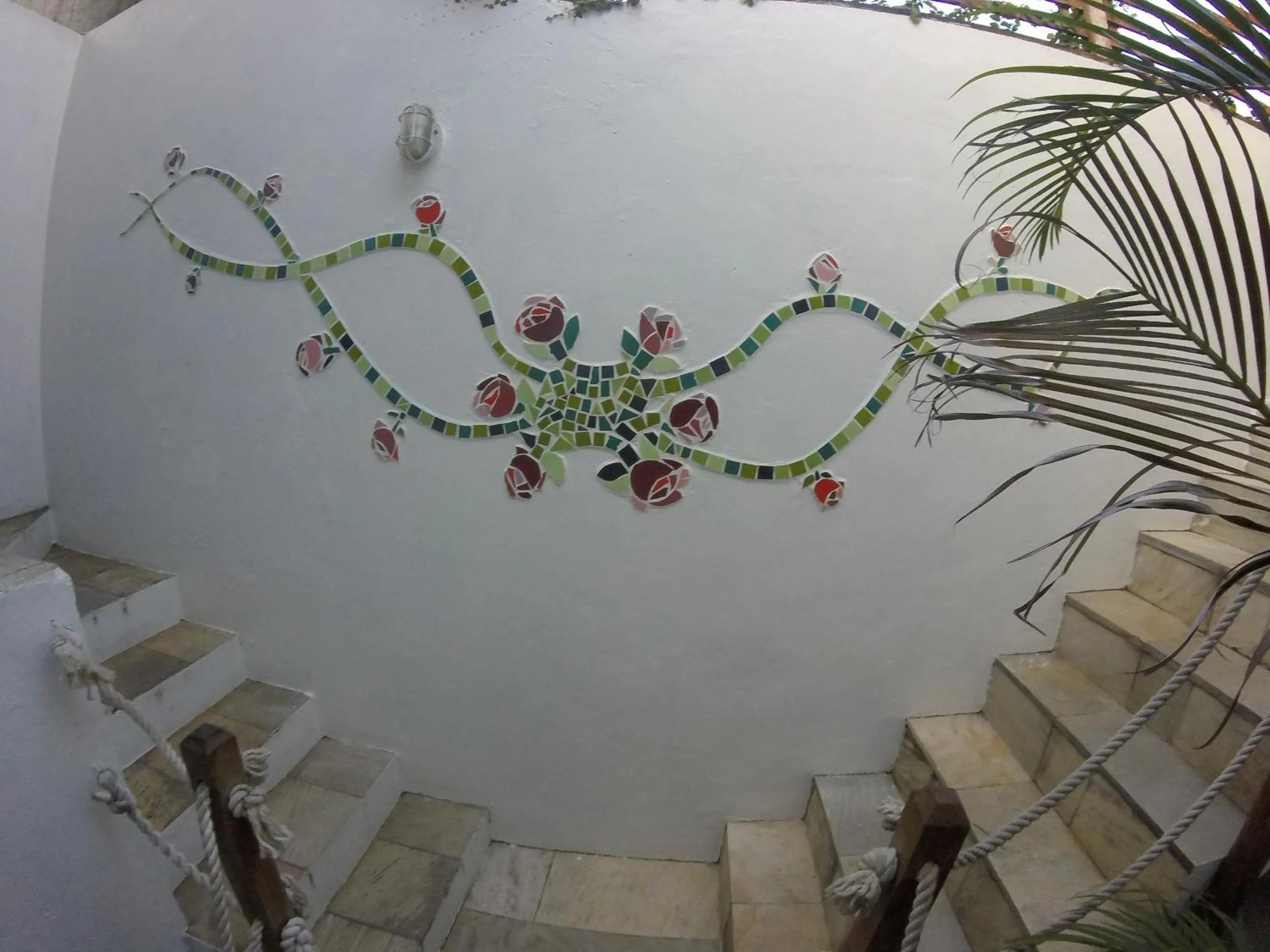 Decorative detail in Pousada Casa das Rosas