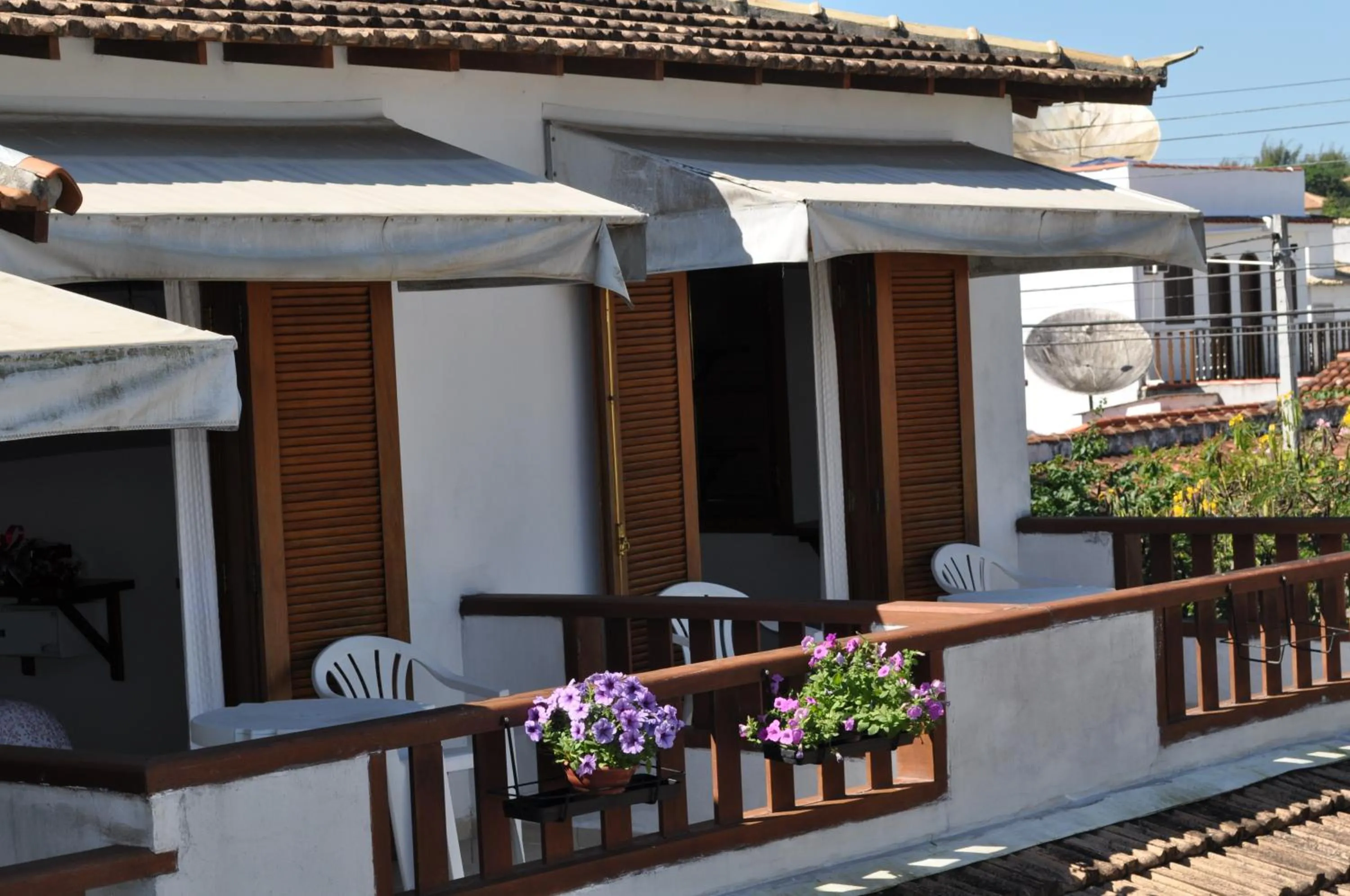 Balcony/Terrace in Pousada Casa das Rosas