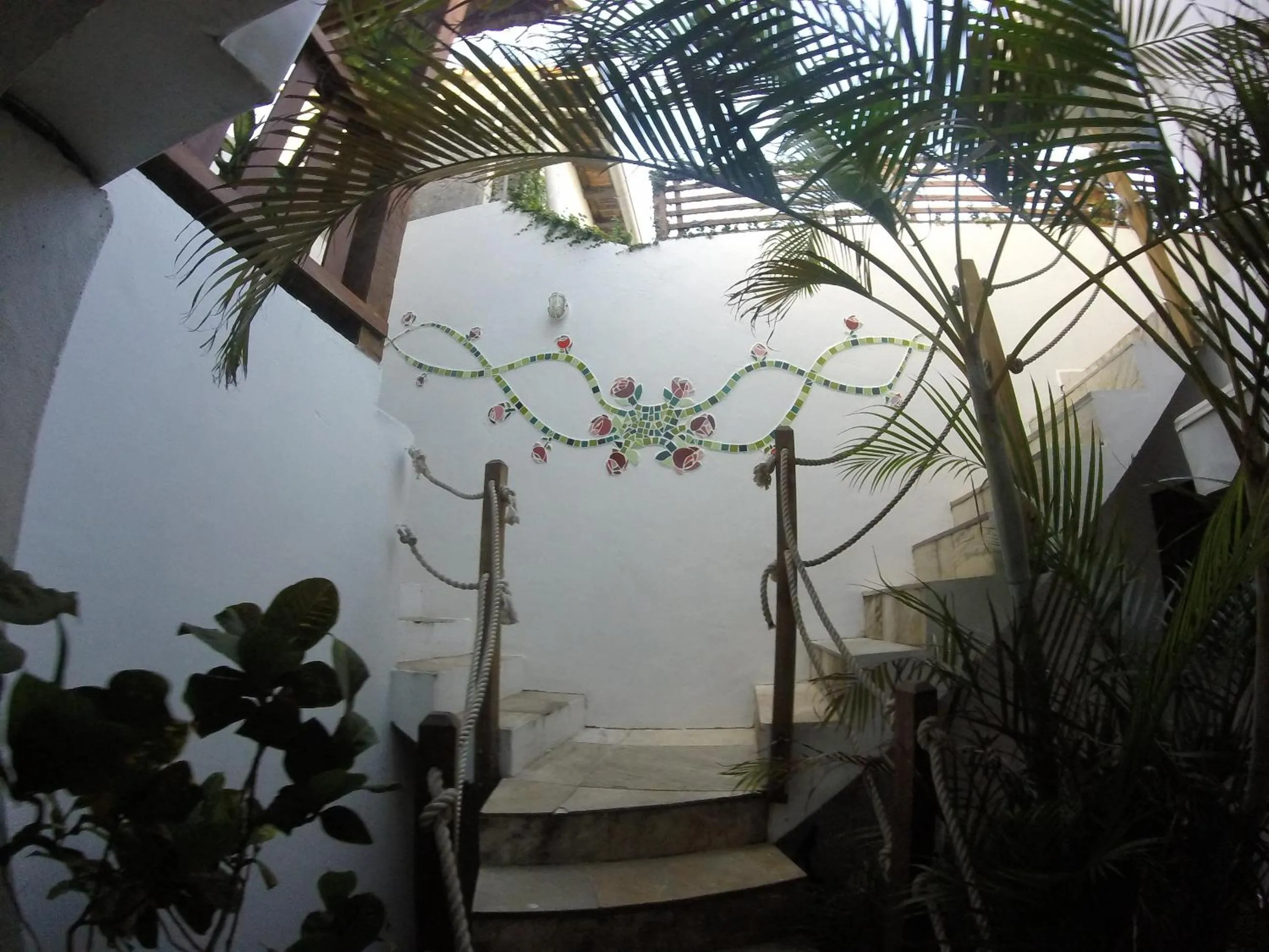 Decorative detail in Pousada Casa das Rosas