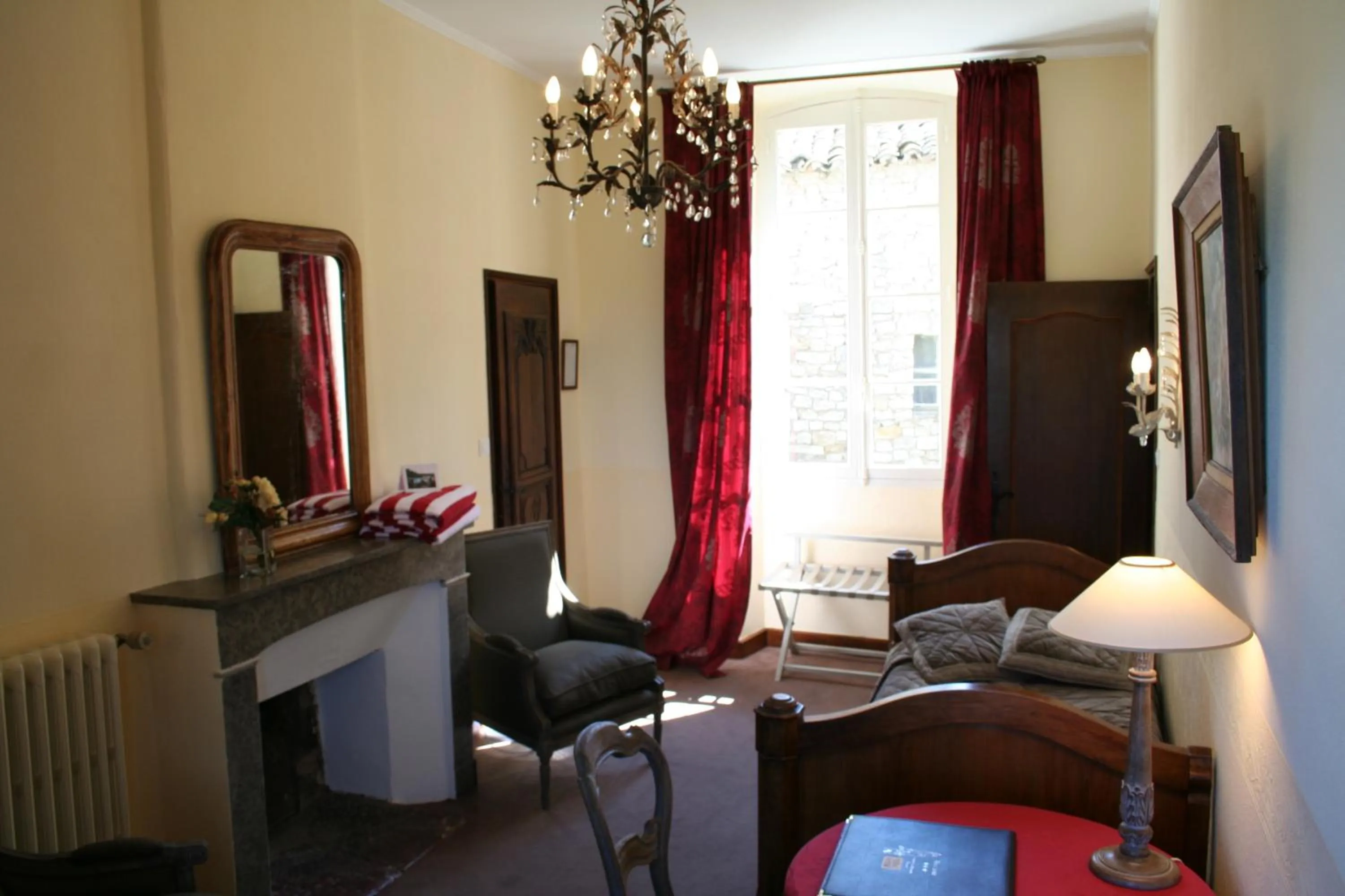 Decorative detail in Hostellerie Le Beffroi