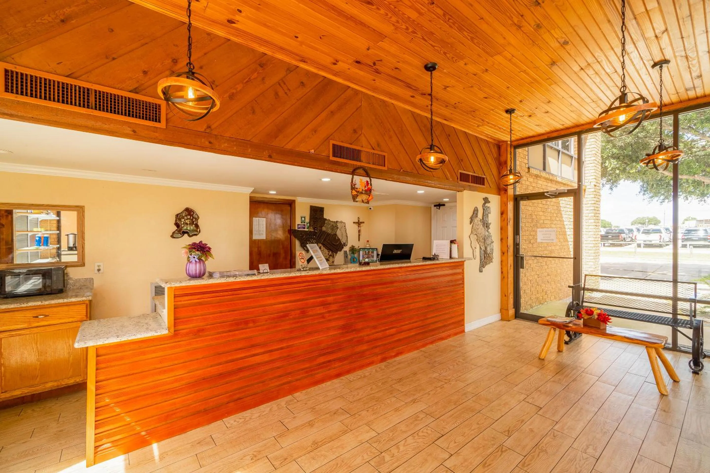 Lobby or reception in River Valley Motor Inn By OYO La Grange Texas