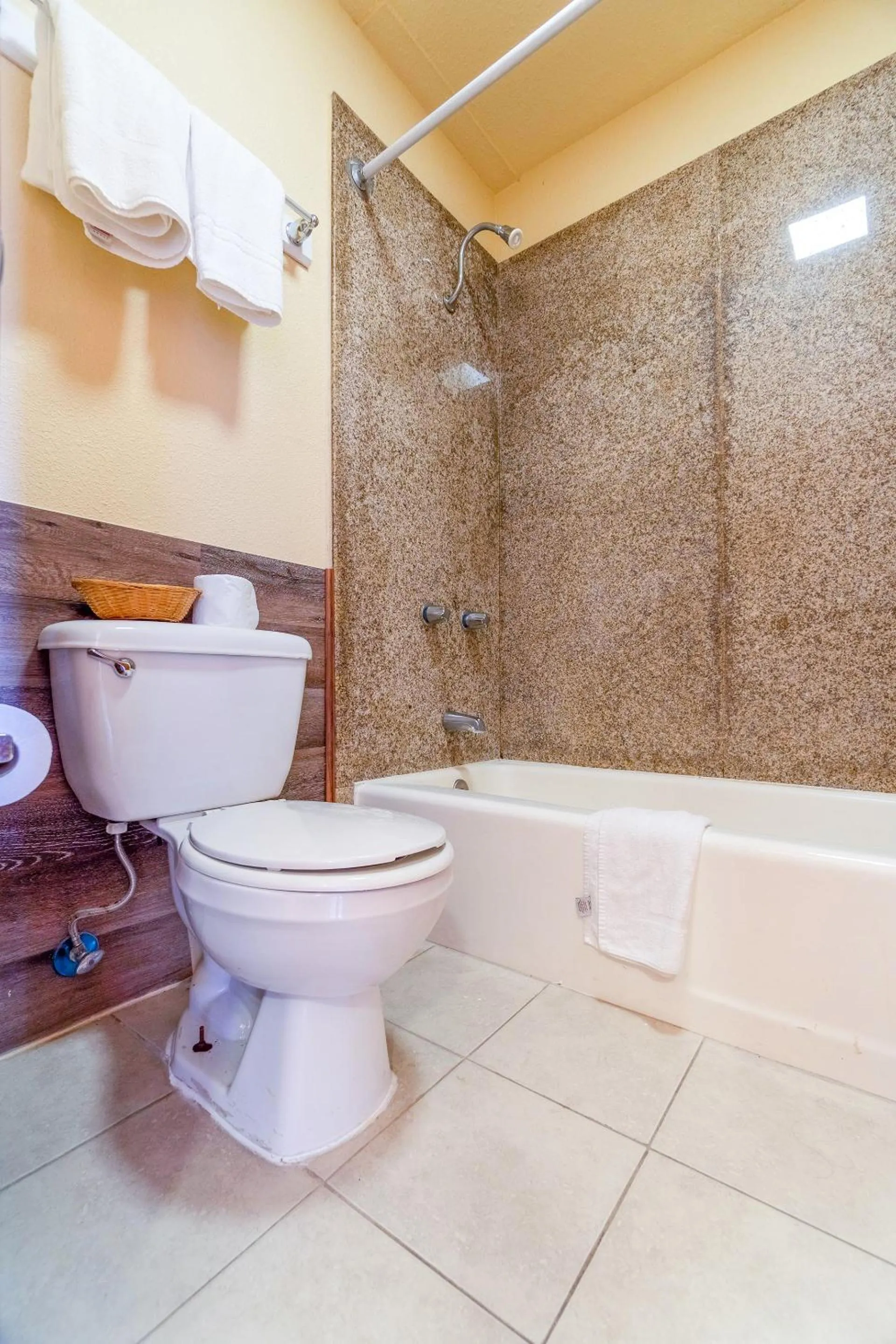 Bathroom in River Valley Motor Inn By OYO La Grange Texas