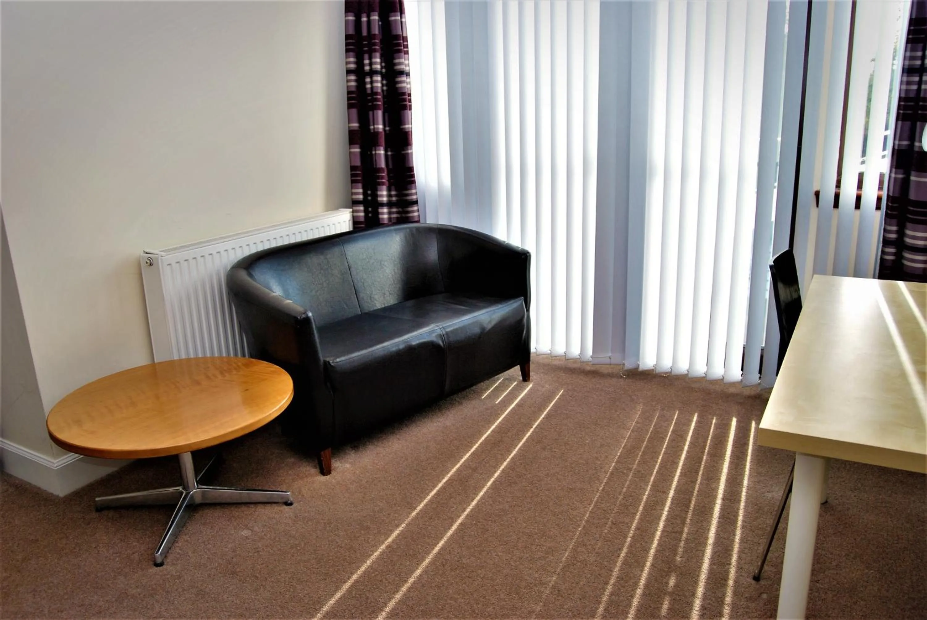 Seating area in The Old Schoolhouse Hotel