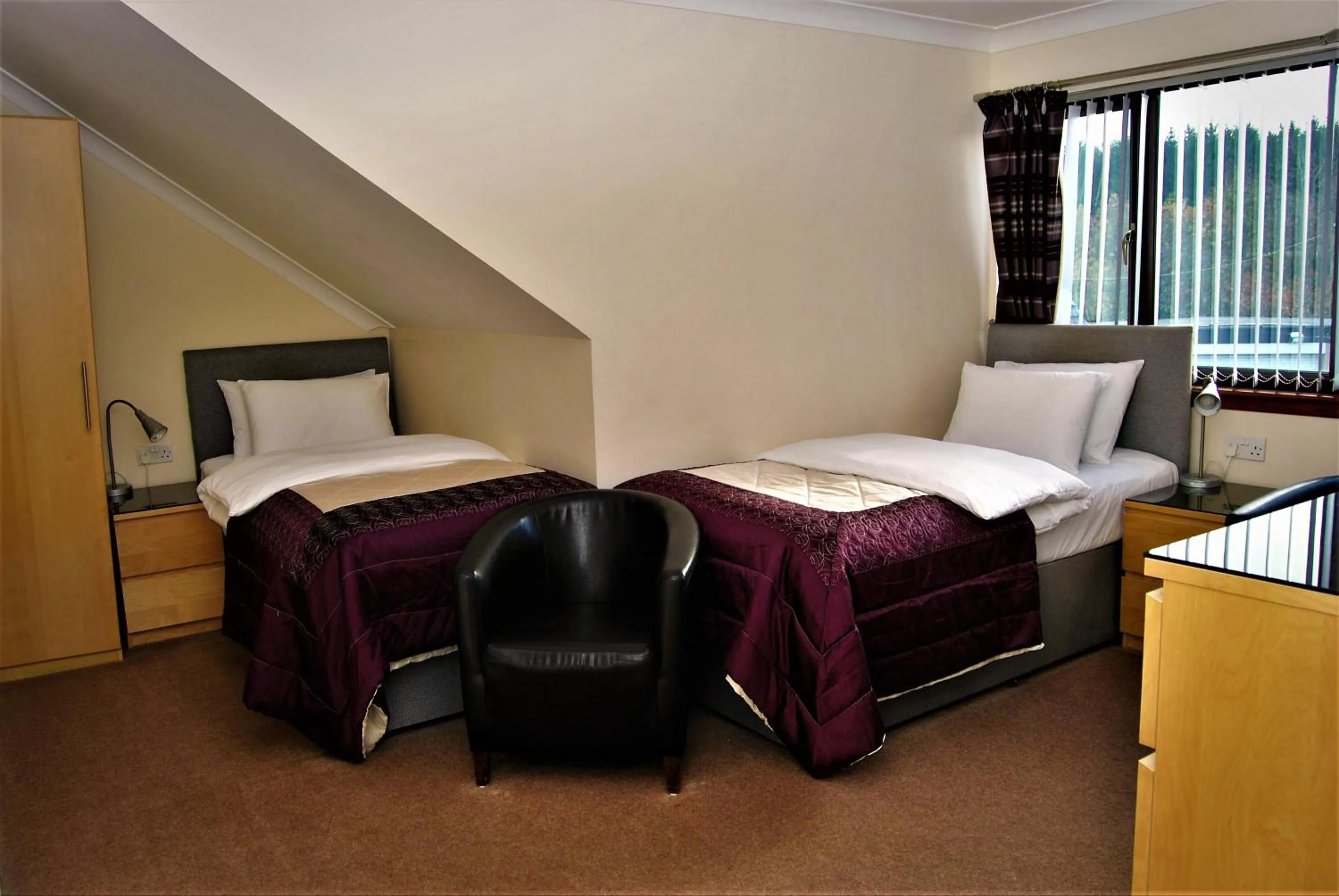 Bed in The Old Schoolhouse Hotel