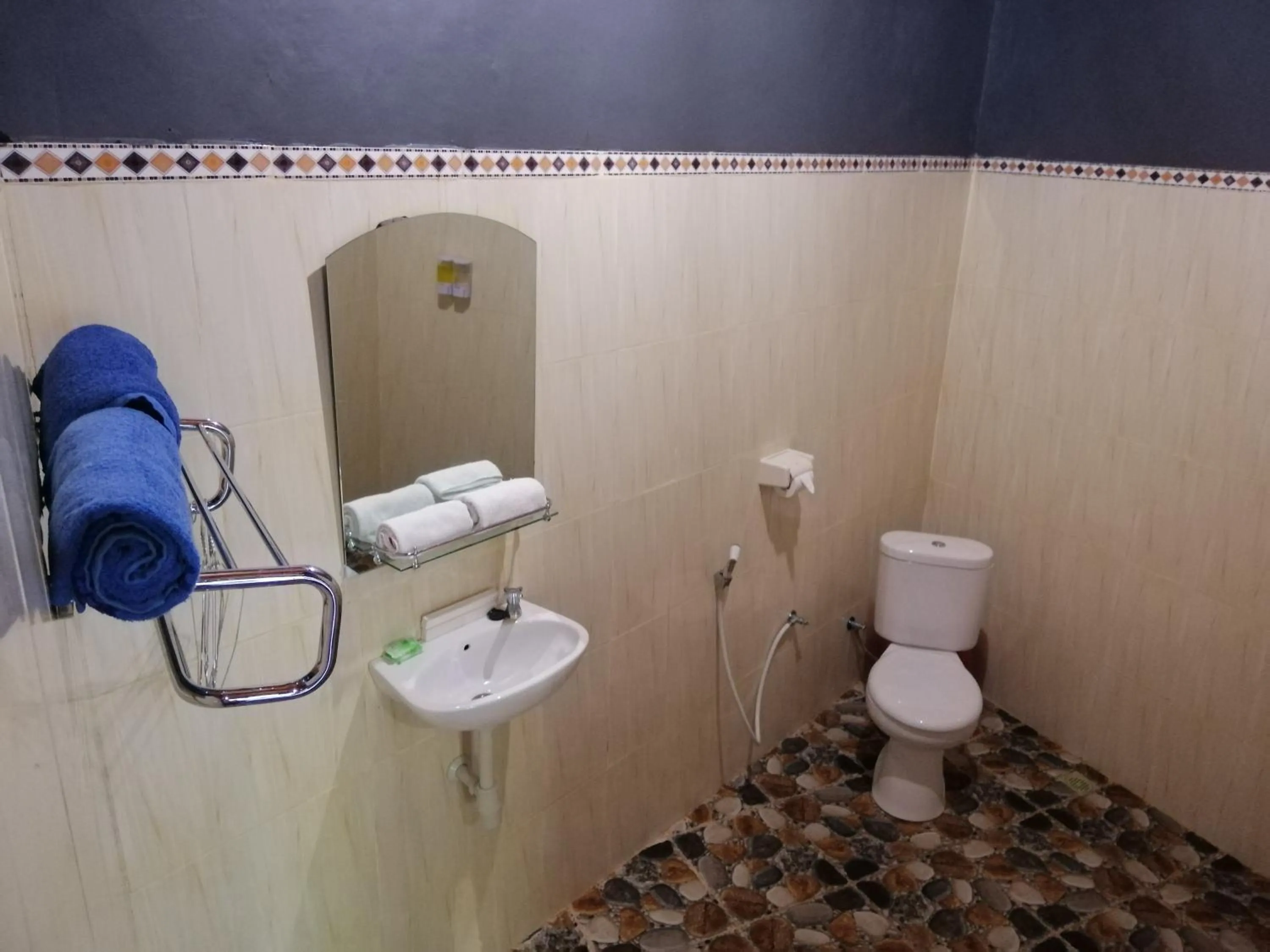 Shower in Ginanthi Cottage