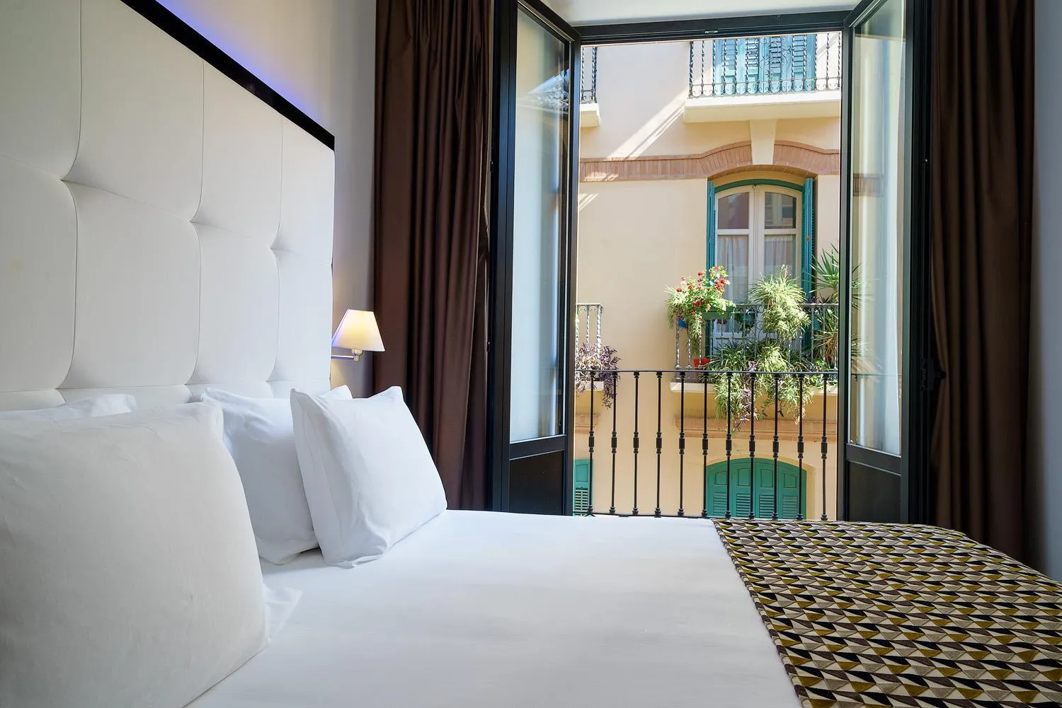 Bedroom, Bed in Exe Málaga Museos