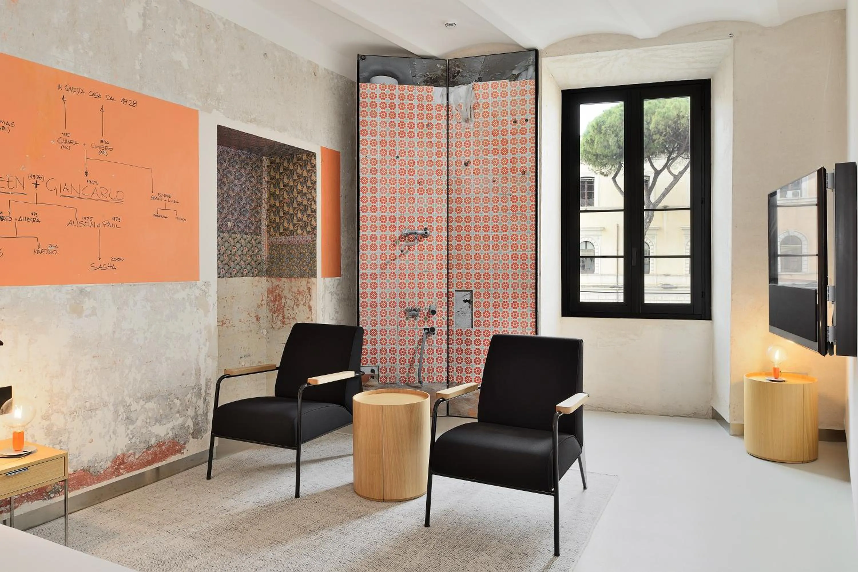 Seating area in Rhinoceros