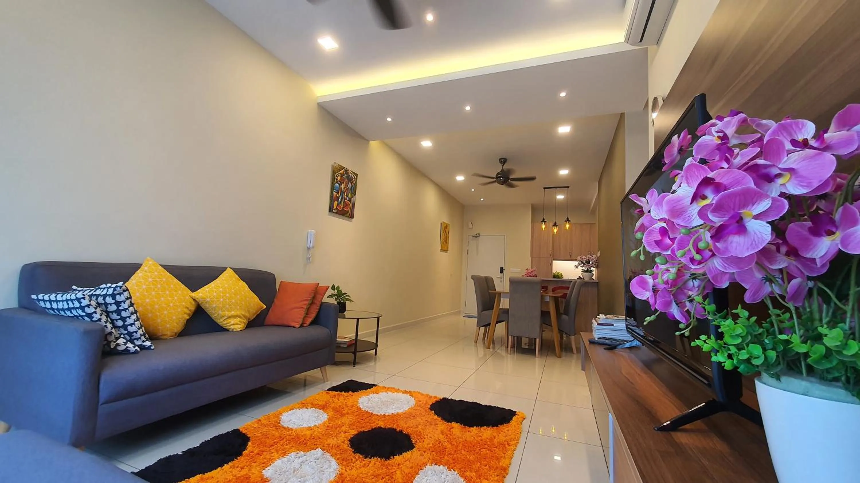 Living room in Southville Stay @ Savanna Executive Suite