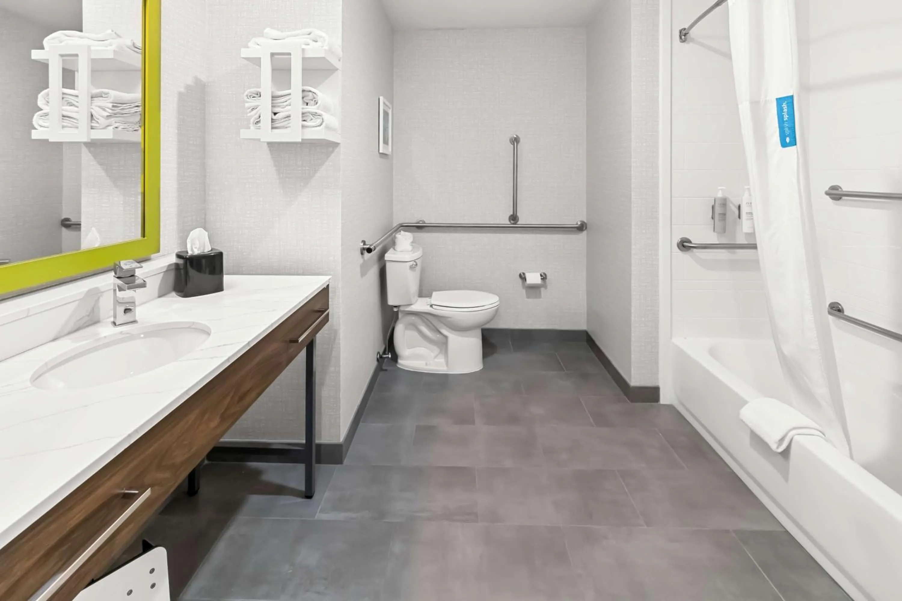 Bathroom in Hampton Inn by Hilton Dayton South