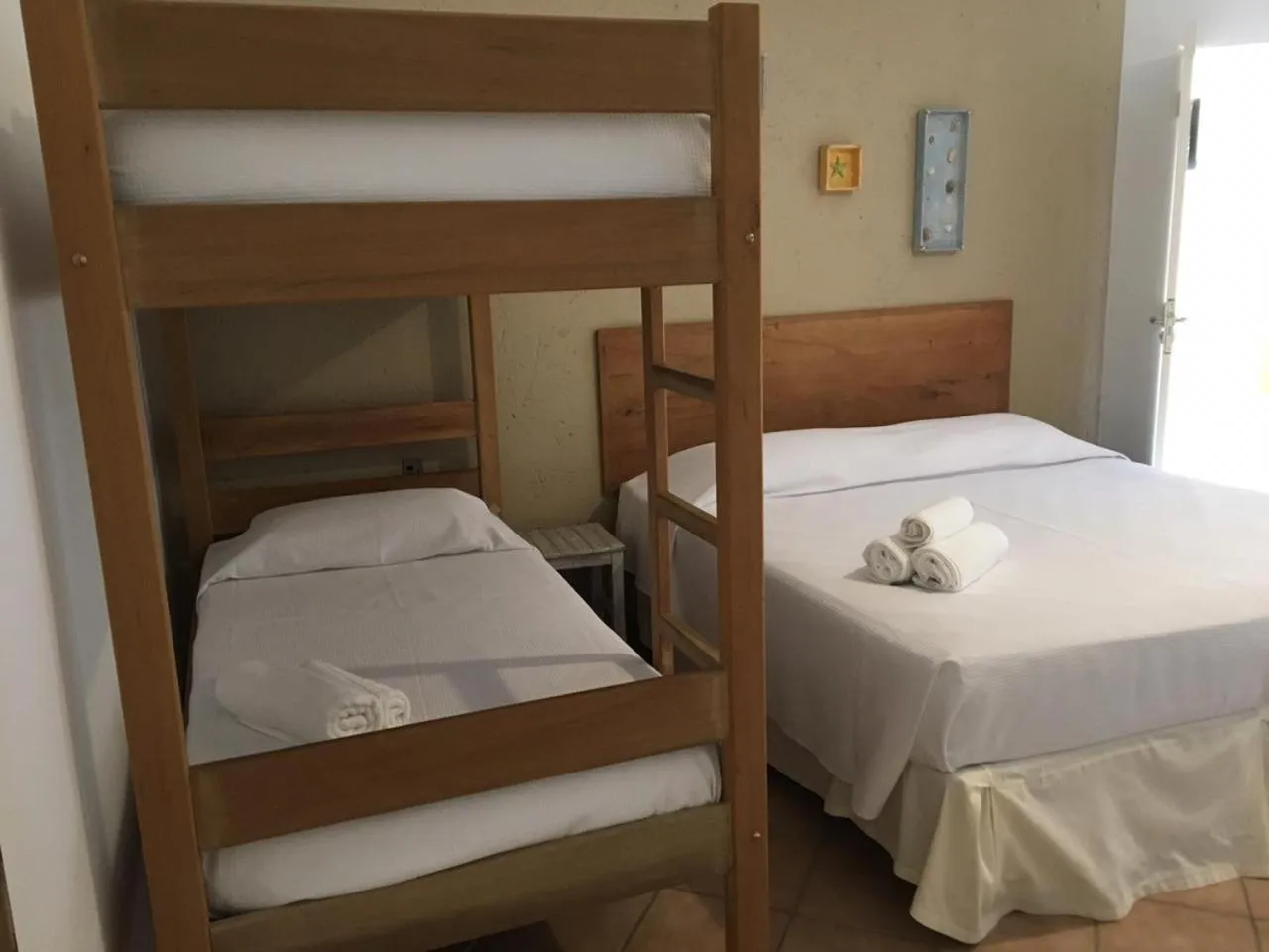 Bed in Pousada Villa Maritima