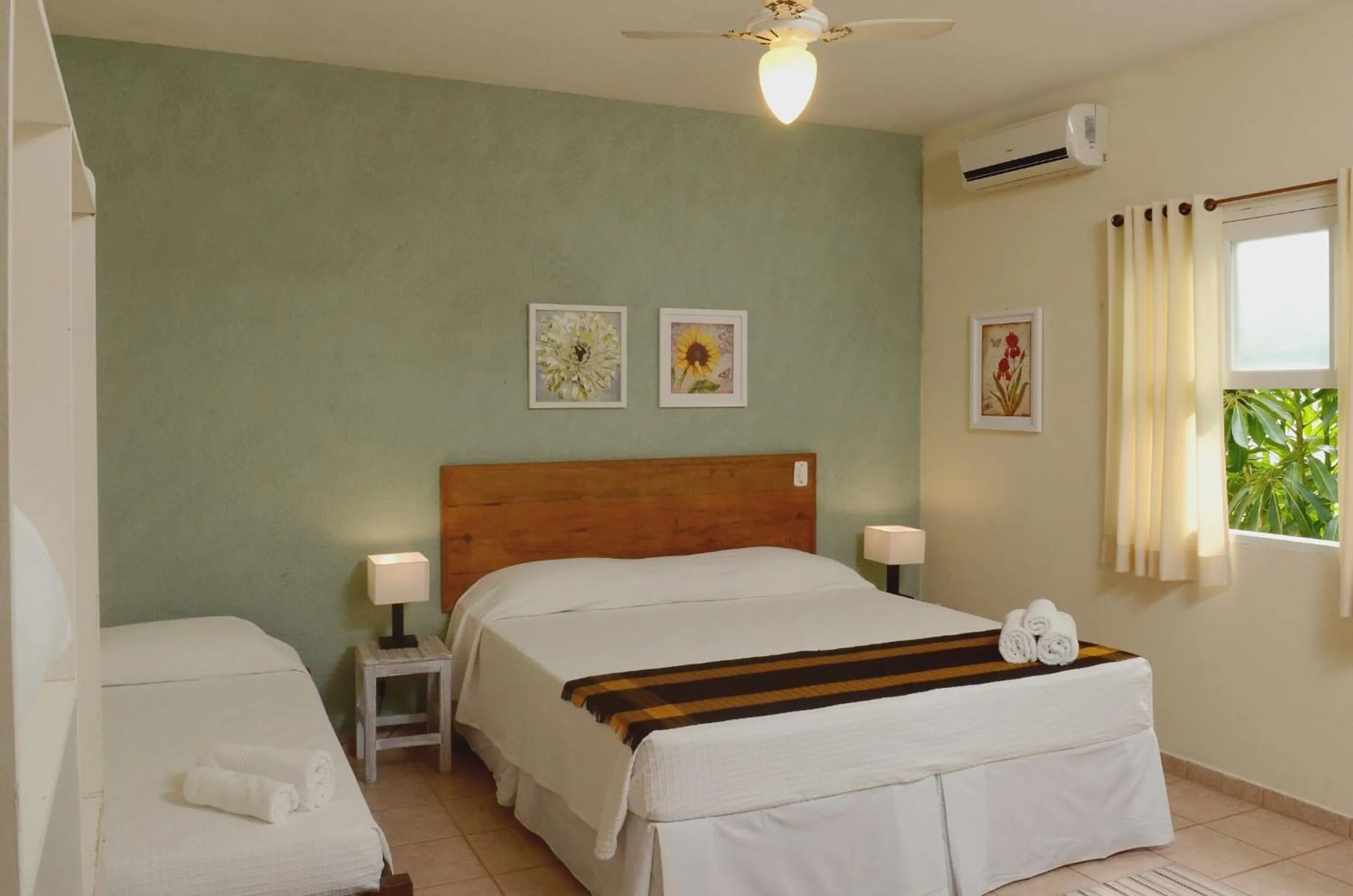 Bed in Pousada Villa Maritima