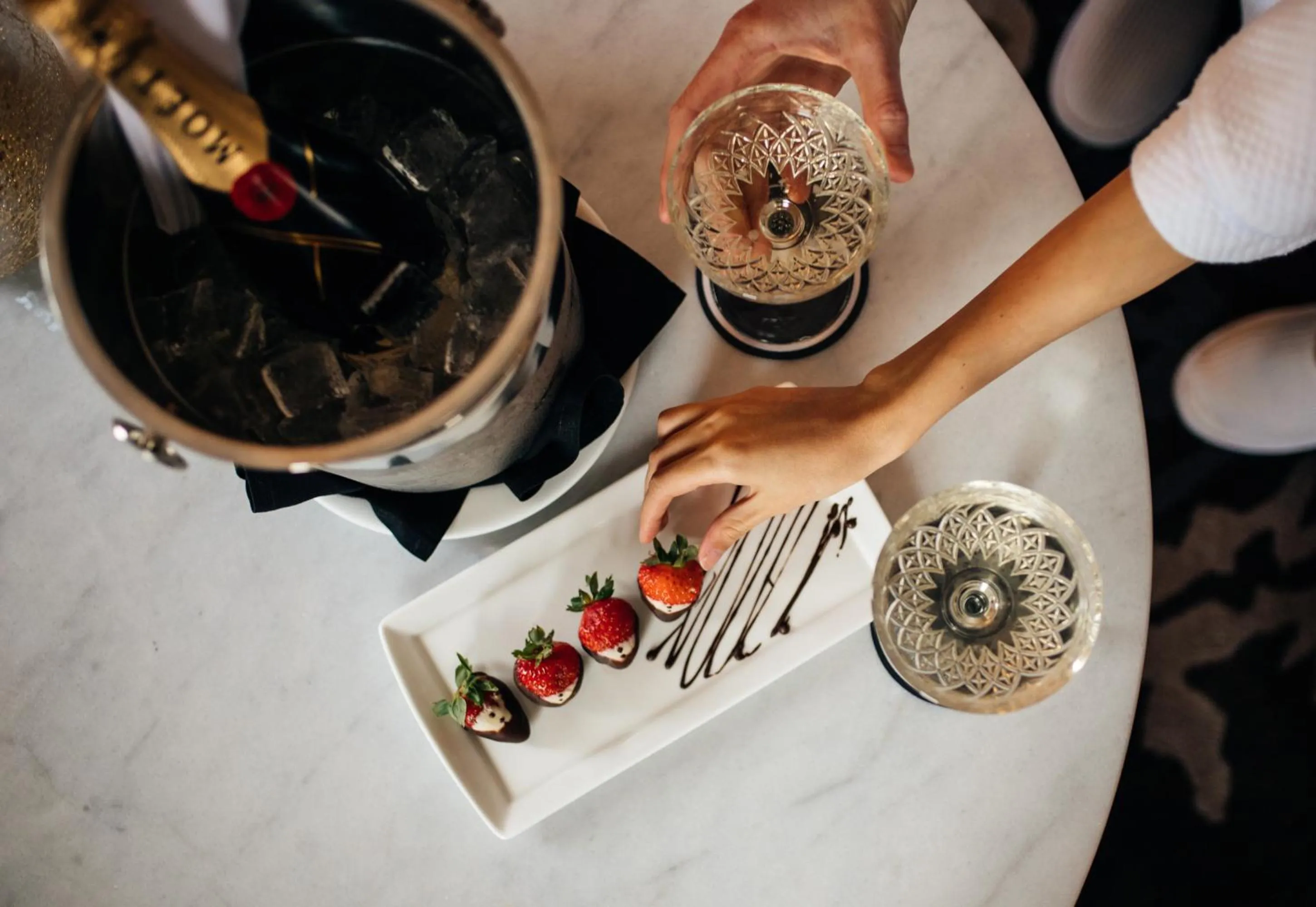 Food and drinks in The Read House Hotel