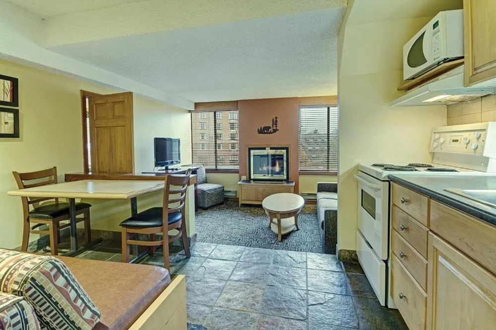 Kitchen or kitchenette in Mountain Side Hotel Whistler by Executive