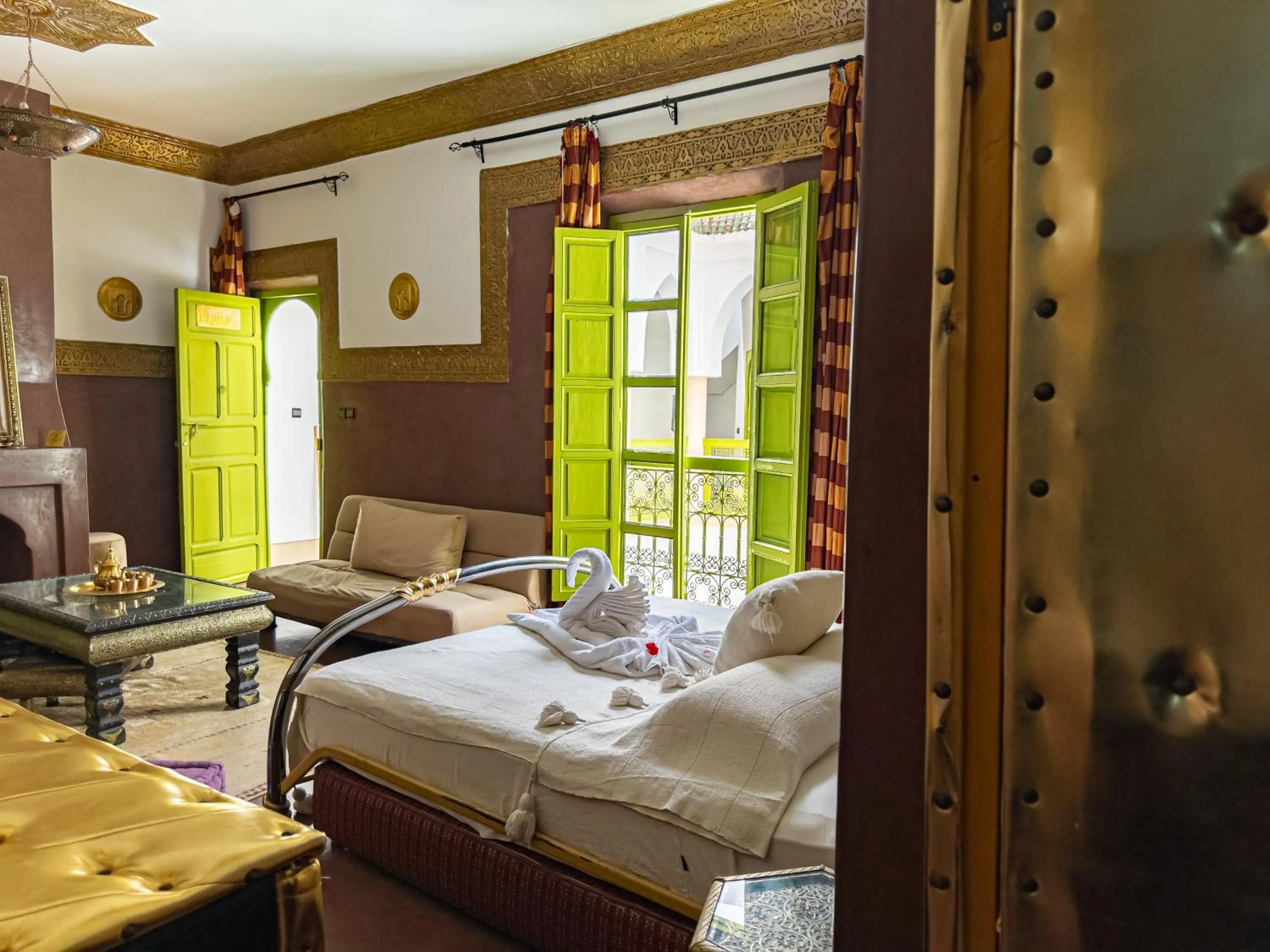 Bed in Riad Minorisa