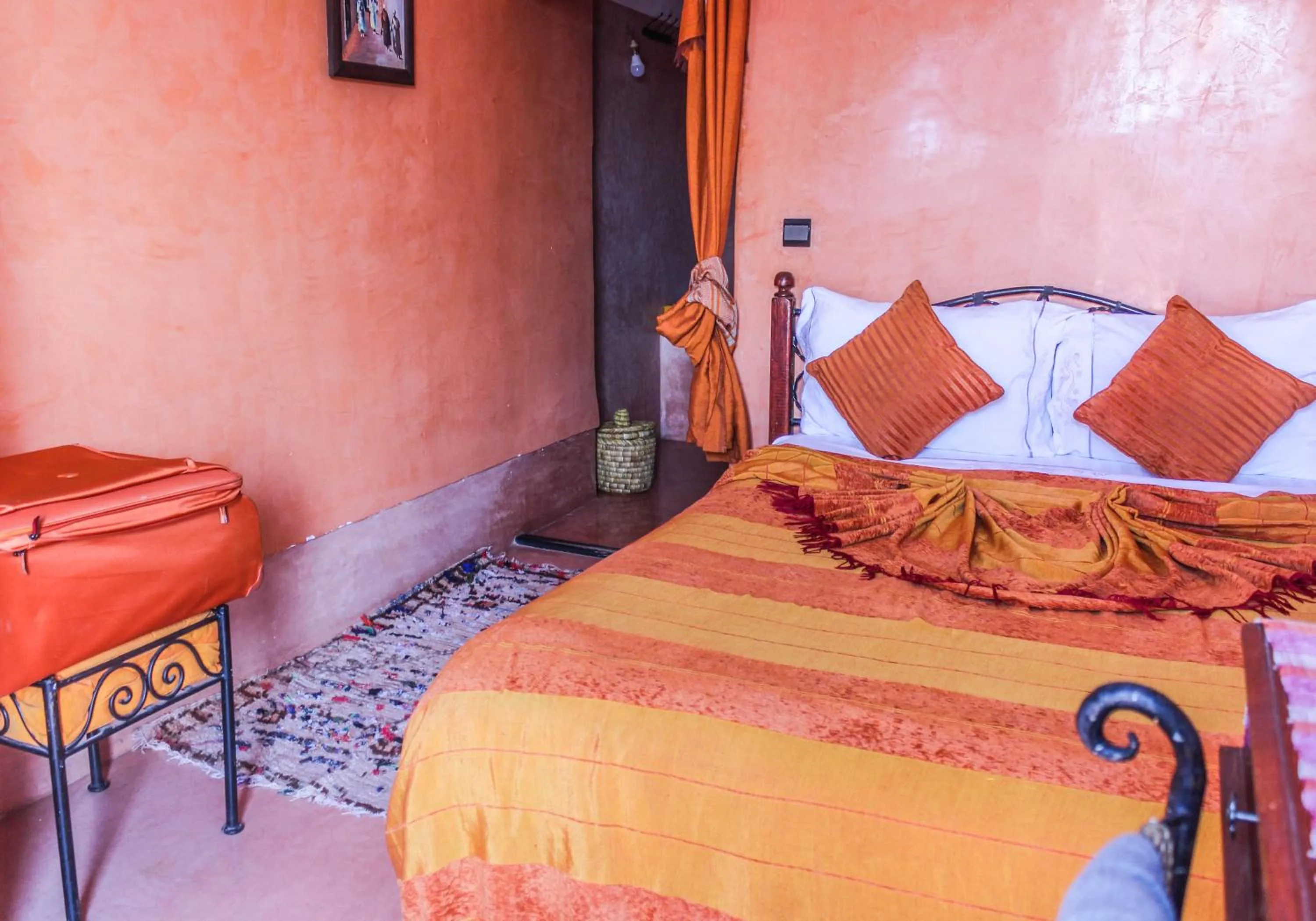 Bed in Riad Minorisa