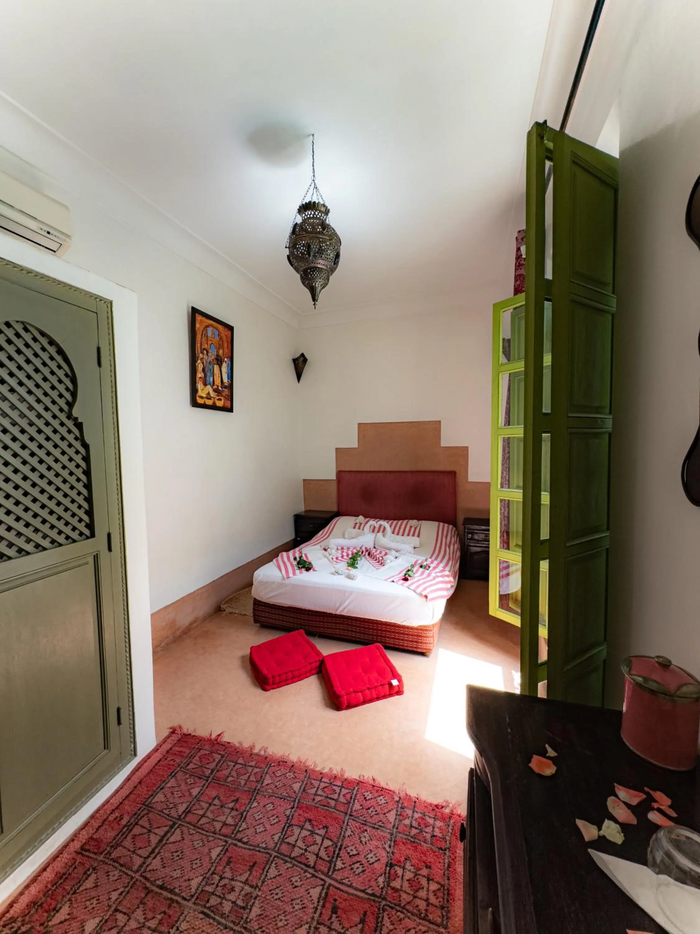 Bed in Riad Minorisa