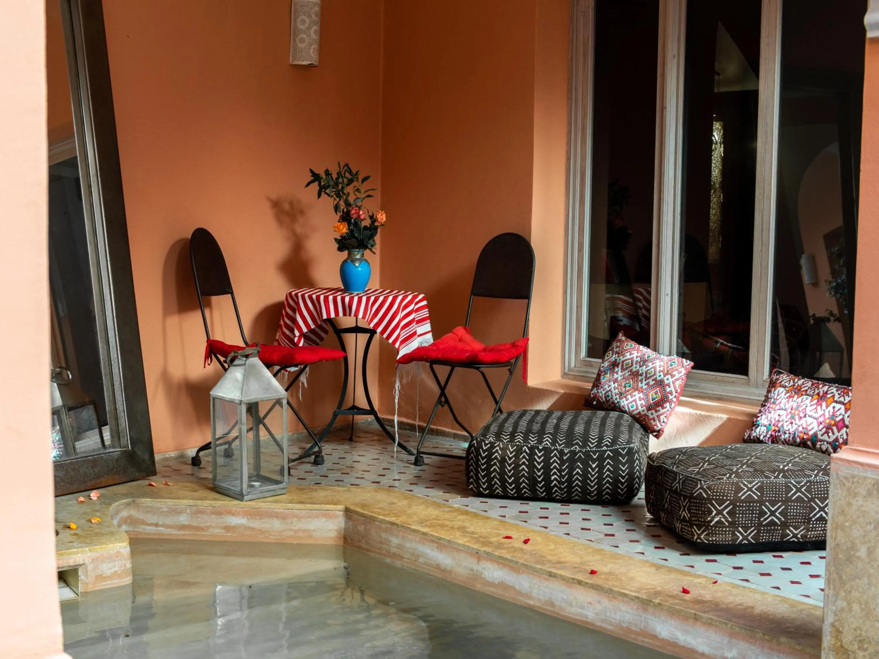 Seating area in Riad Tahani