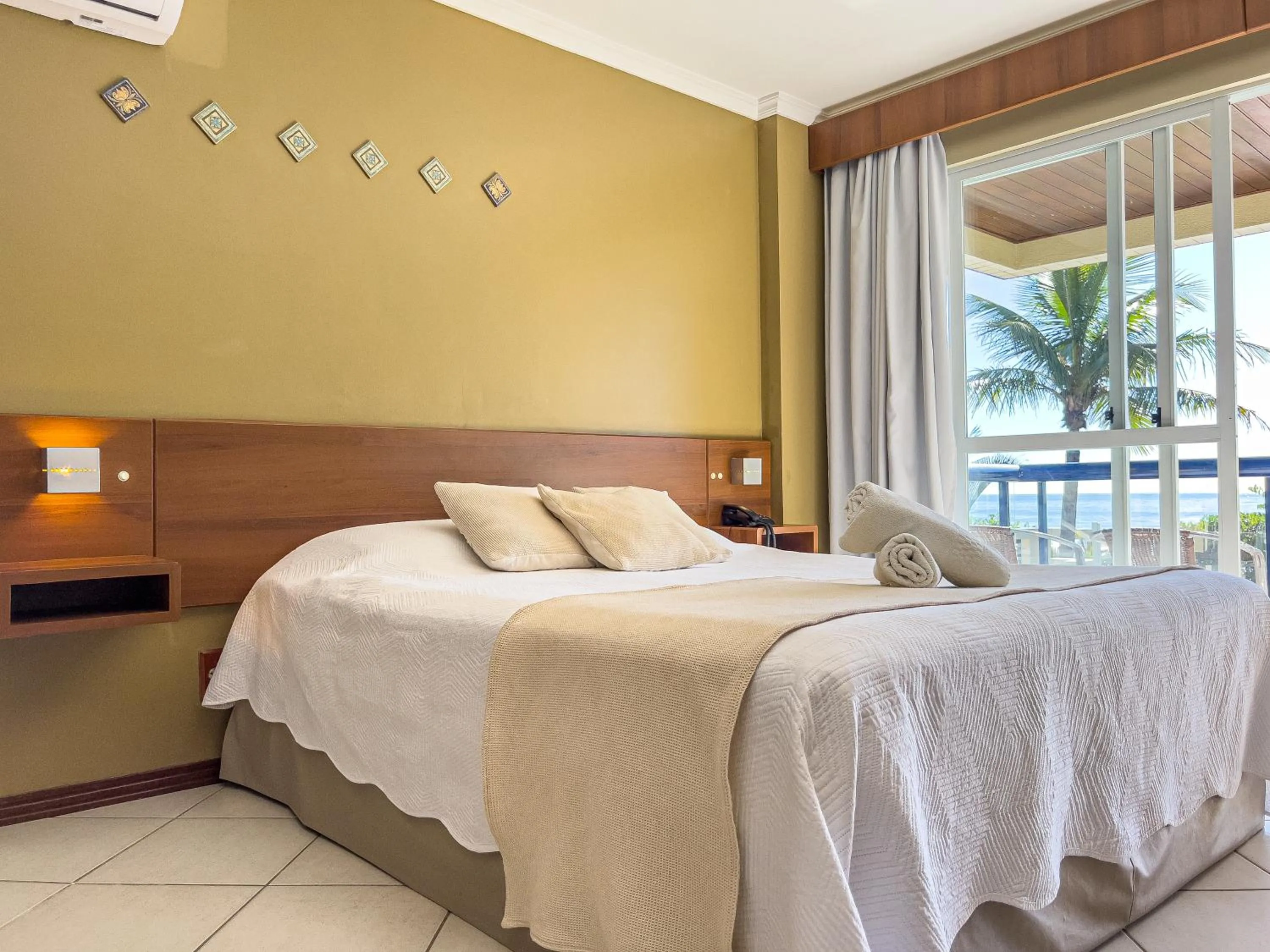 Bed in Pousada Garatéia