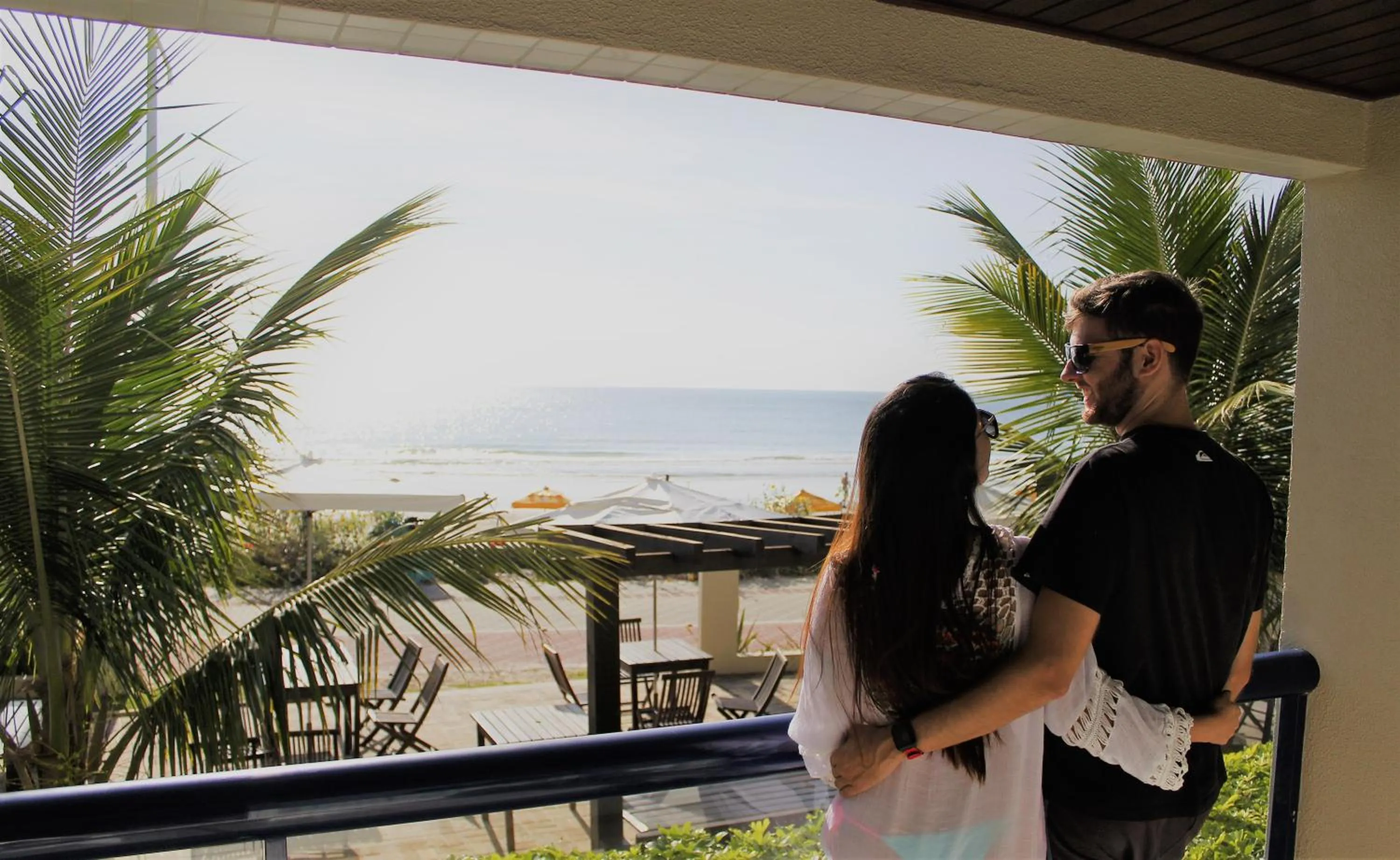 Balcony/Terrace in Pousada Garatéia