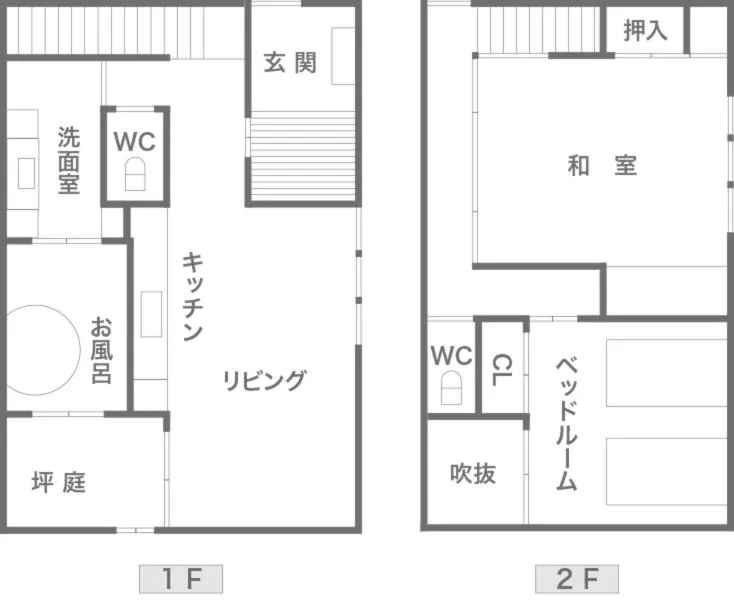 Floor plan in Kyoyado Usagi