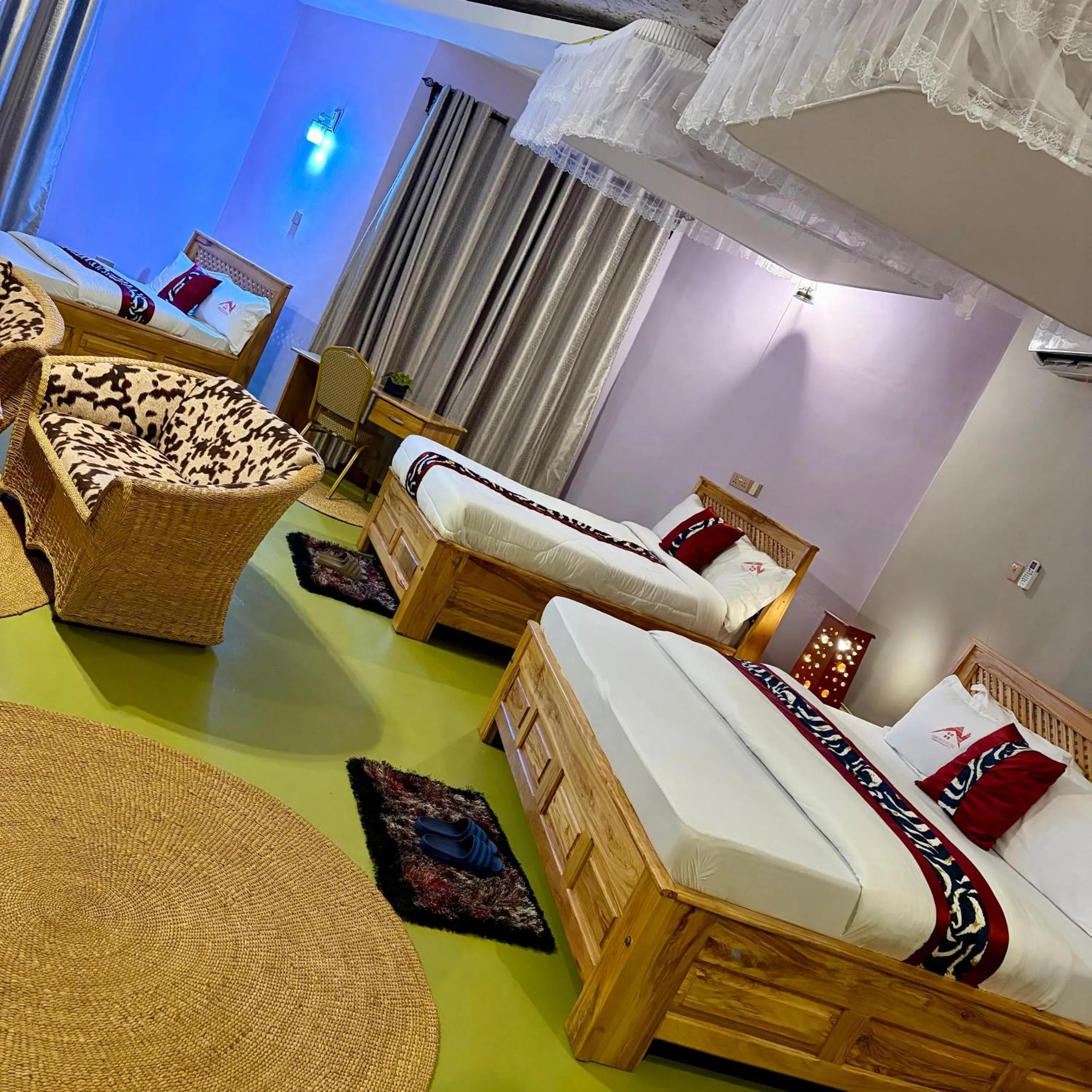 Bed in Asmorein Hotel