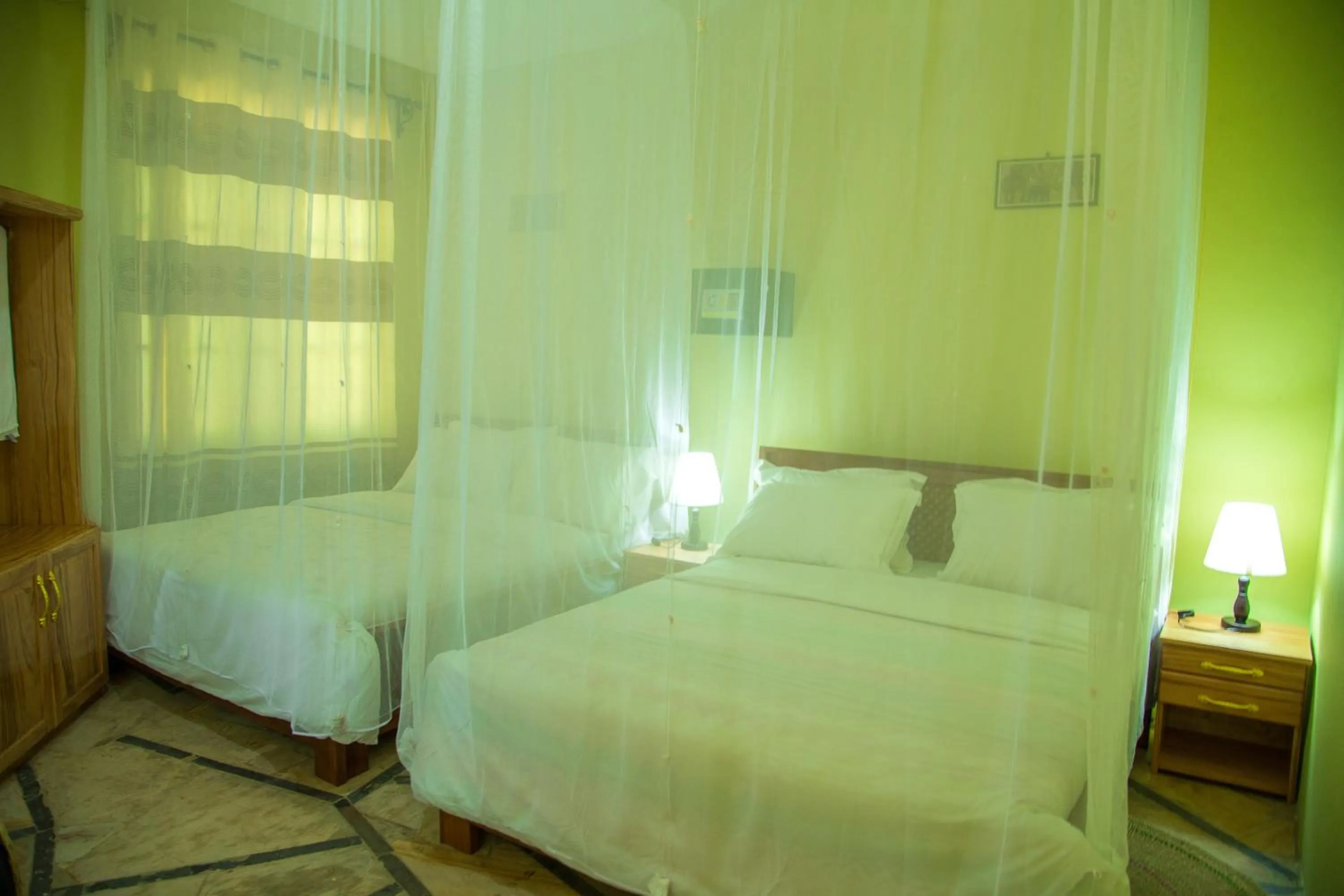 Bed in Asmorein Hotel