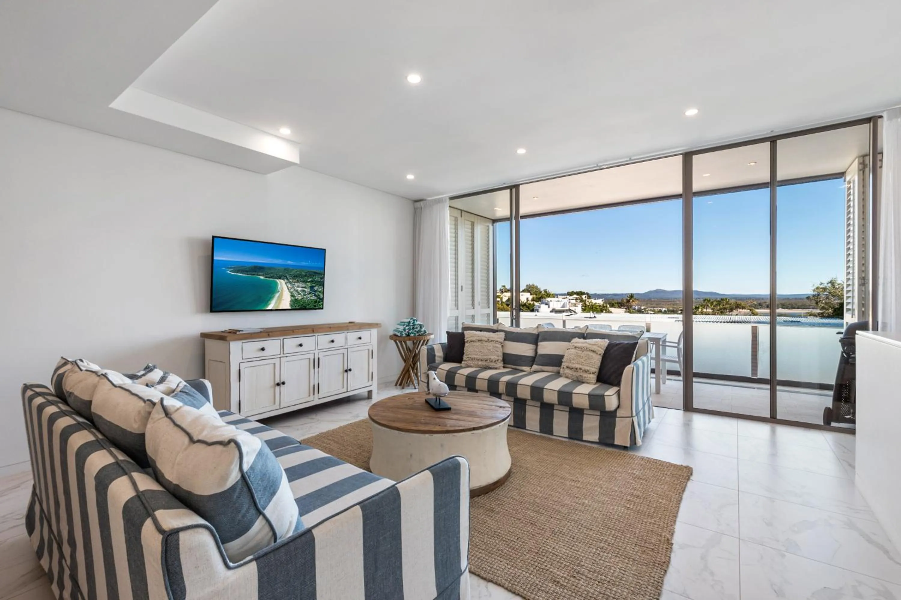 Living room in The Rise Noosa
